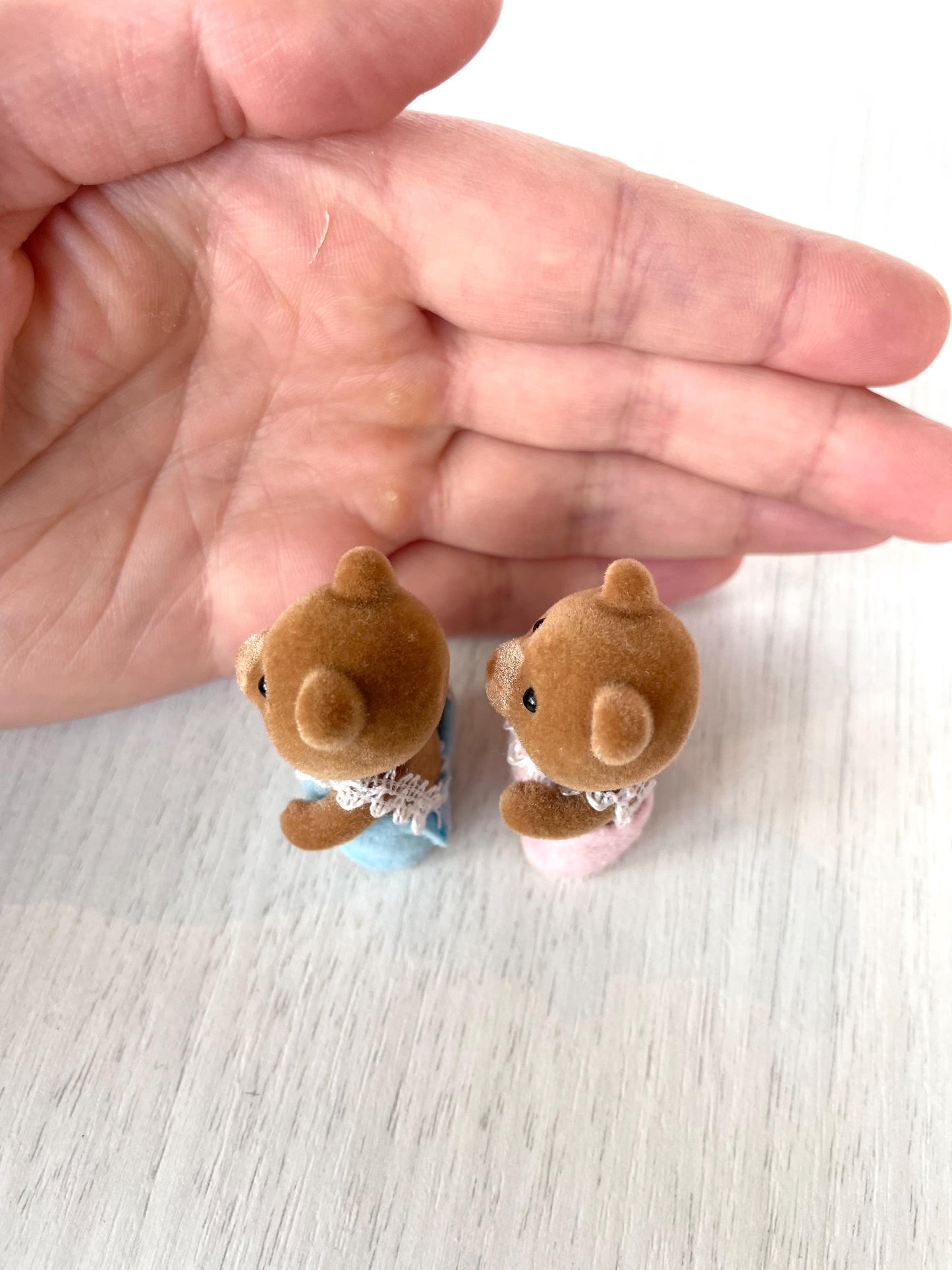 Rare Sylvanian Families Vintage Marmalade Bear babies — Calico Critters