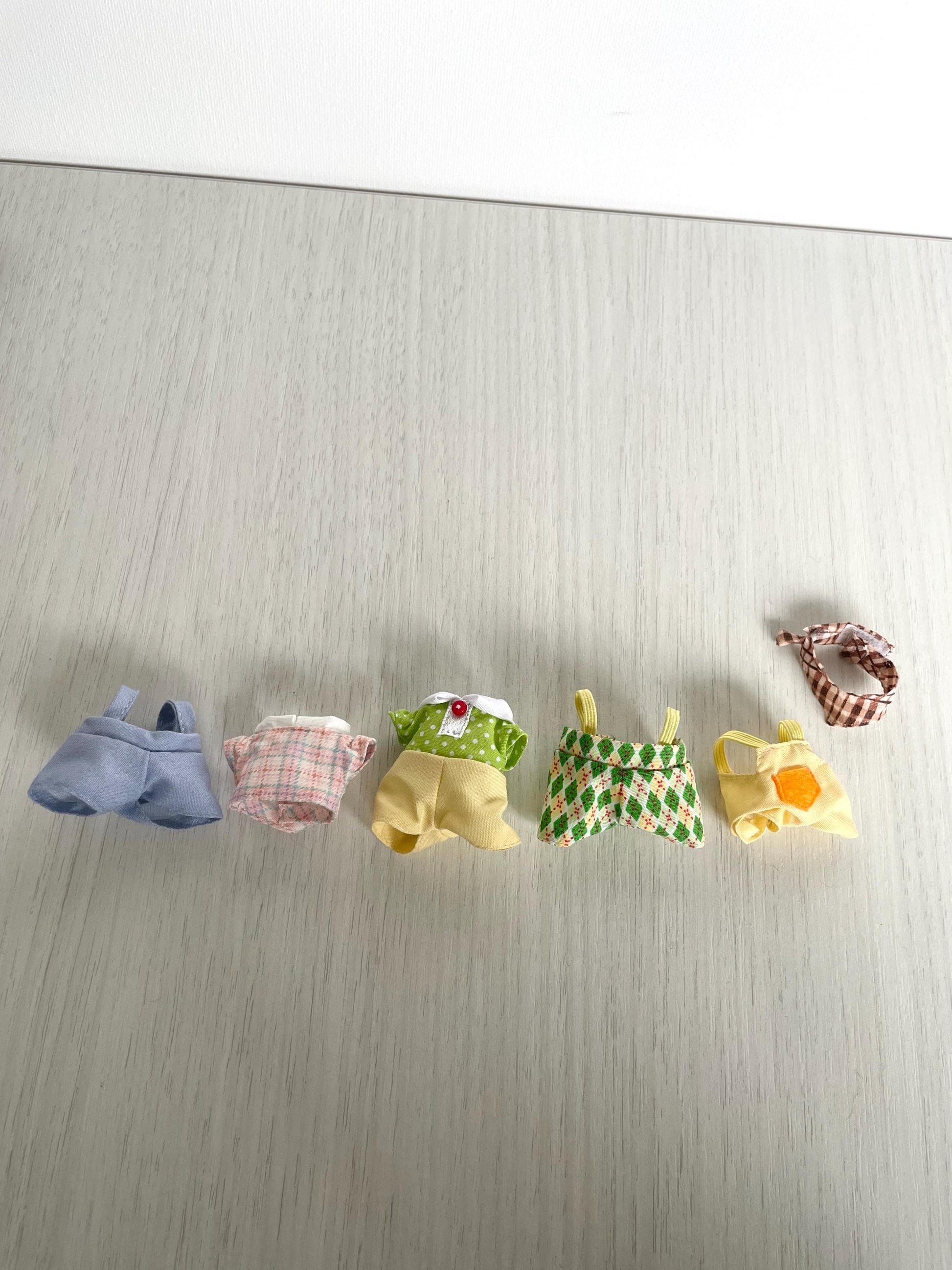 Clothes for Calico Critters, spare kid brother outfits, Sylvanian Families shirts, pants, overalls, handkerchief, you choose!