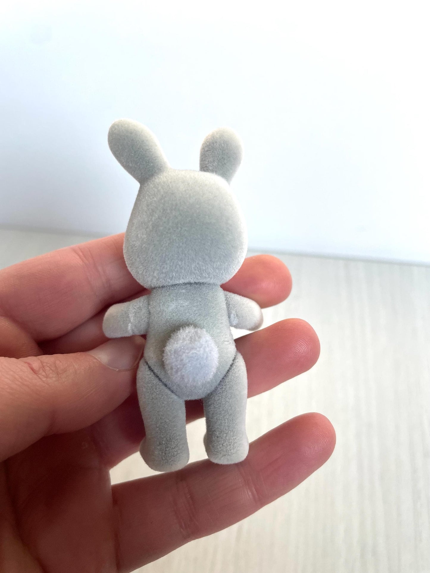 Miniature bunny figurine for dollhouse — Calico Critters, Sylvanian Families