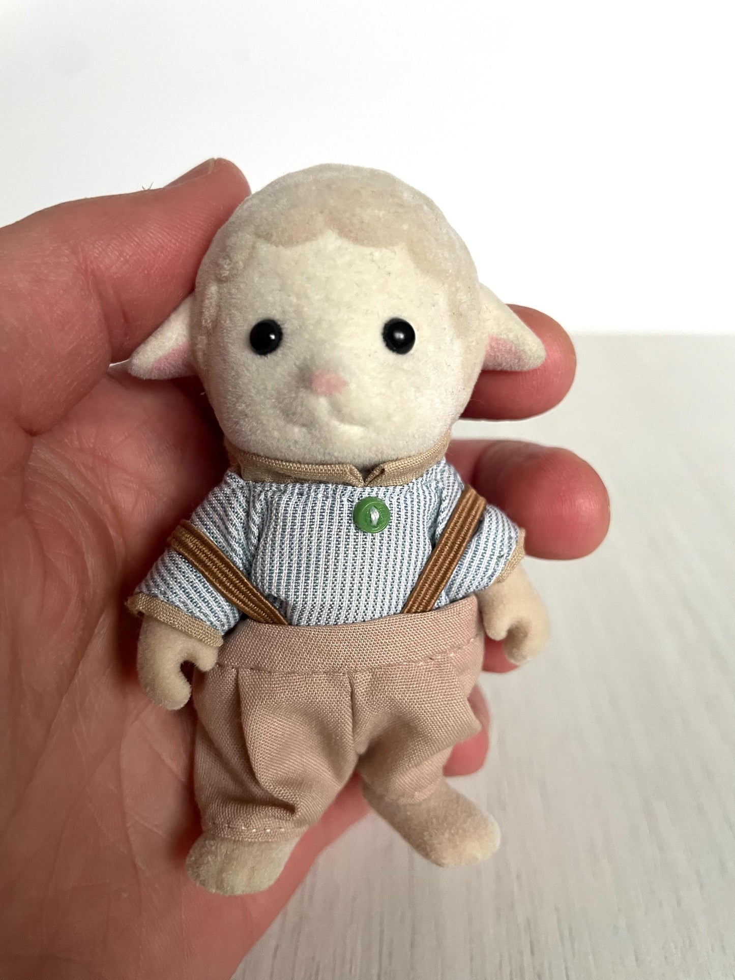 Calico Critters Vintage Dale Sheep dad with gripping hands — Sylvanian Families