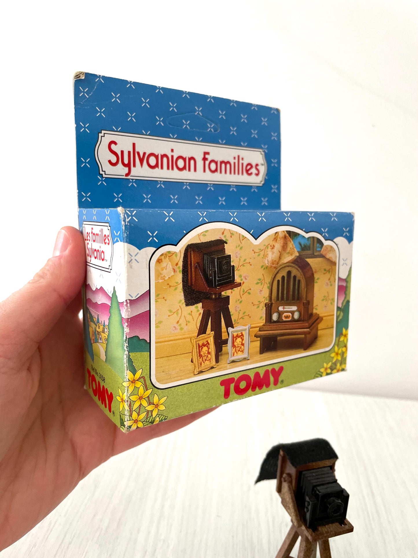 Rare boxed radio and camera set — Sylvanian Families / Calico Critters