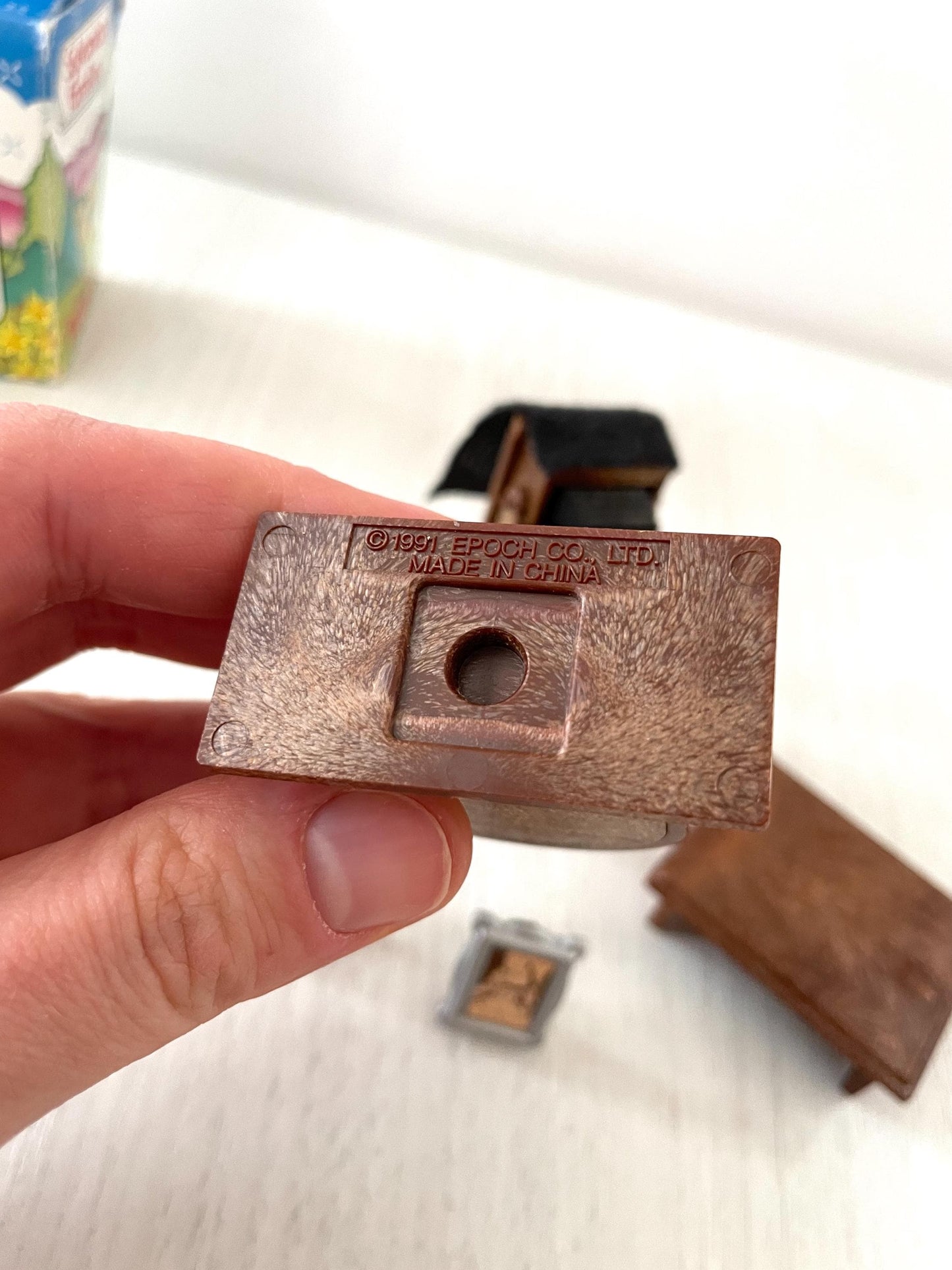 Vintage photography set detail — Sylvanian Families / Calico Critters
