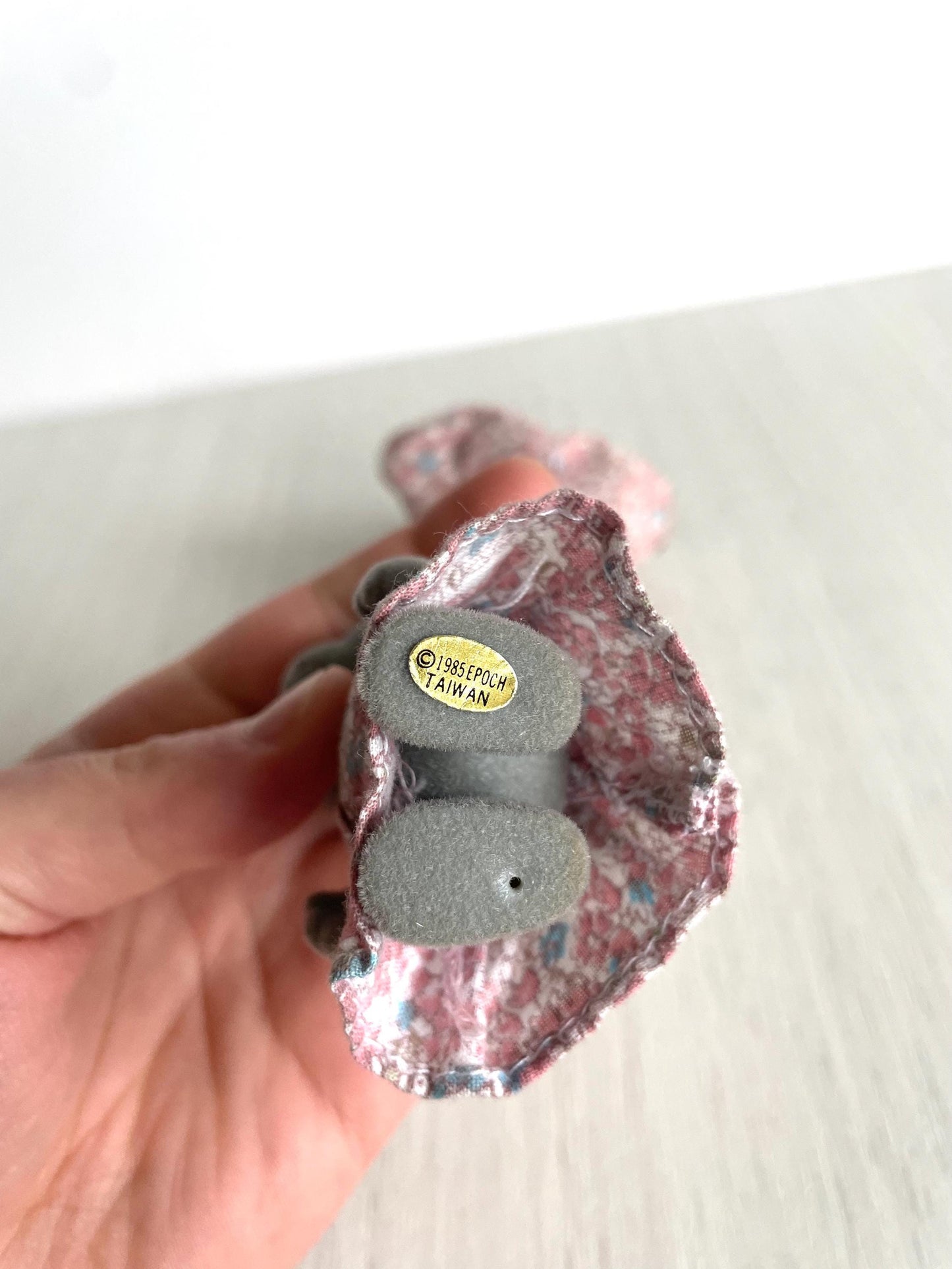 Collectible grey Evergreen bear pair — Sylvanian Families / Calico Critters