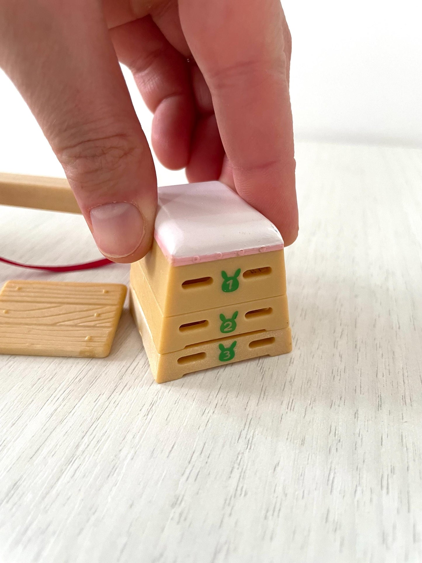 Vintage Gymnastics Games Set figures — Sylvanian Families / Calico Critters