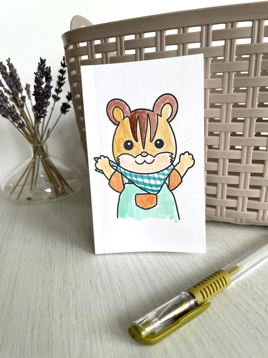 Handmade Sylvanian Families Notebook, Custom Calico Critter Journal, Cute Animal Stationery for collectors, Personalized Kawaii Gift for Kid