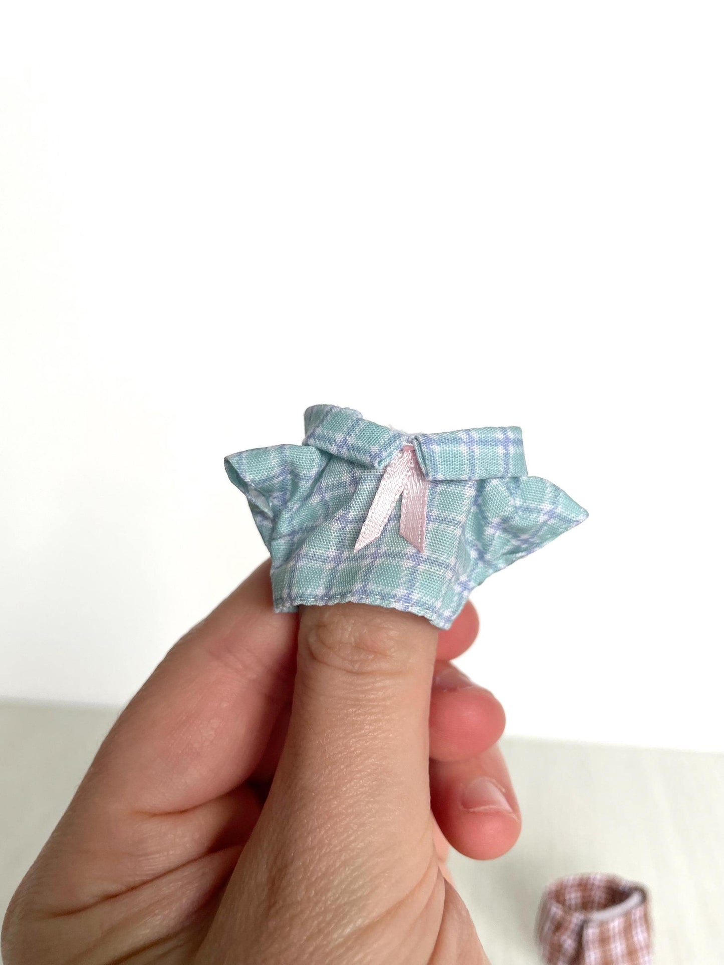 Spare clothes for Calico Critters dads, assorted styled clothes for Calico Critters, adult dad outfits, Sylvanian Families shirts and pants
