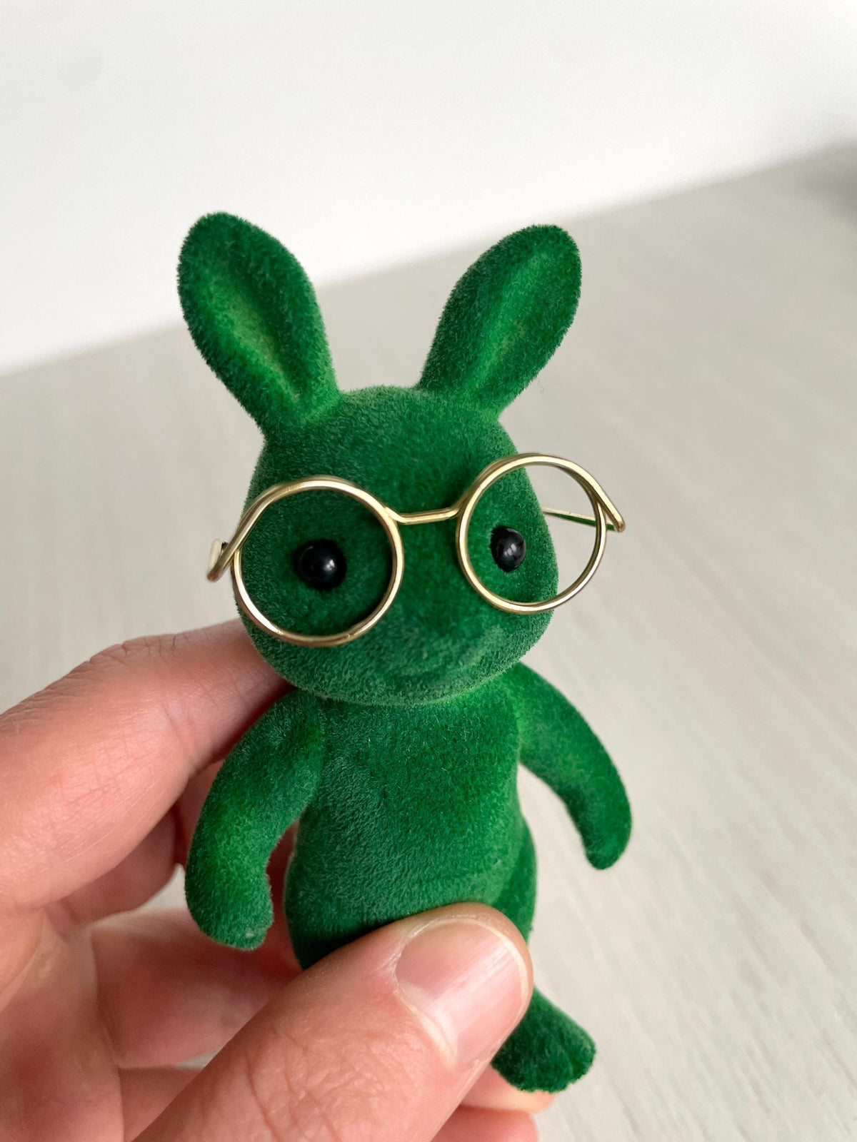 Calico Critters Green Rabbit with Wicked Glasses, Calico Critters Sylvanian Families, photo 7