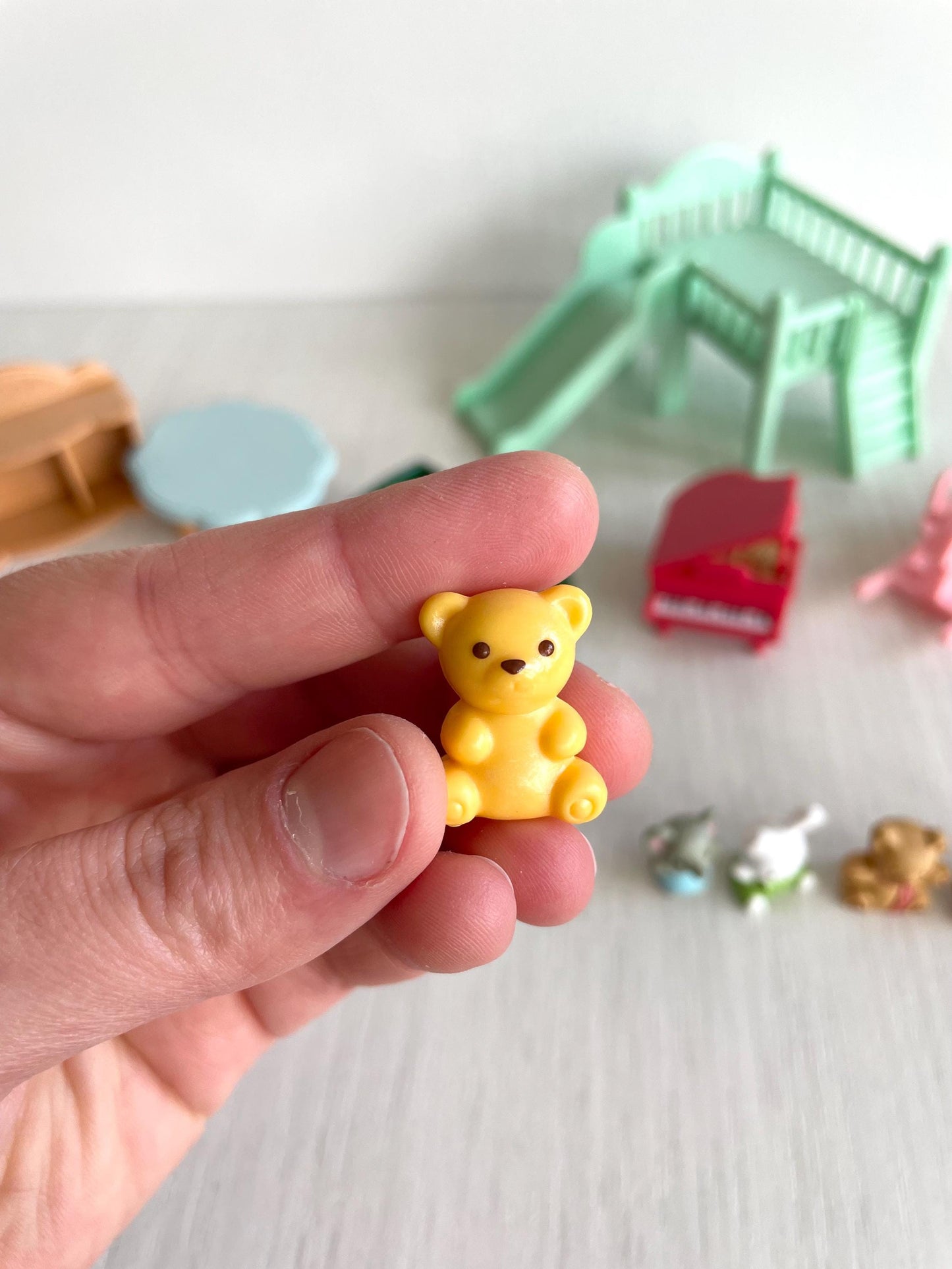 Miniature Calico Critters baby toys, pacifier, bottles, furniture — Sylvanian Families