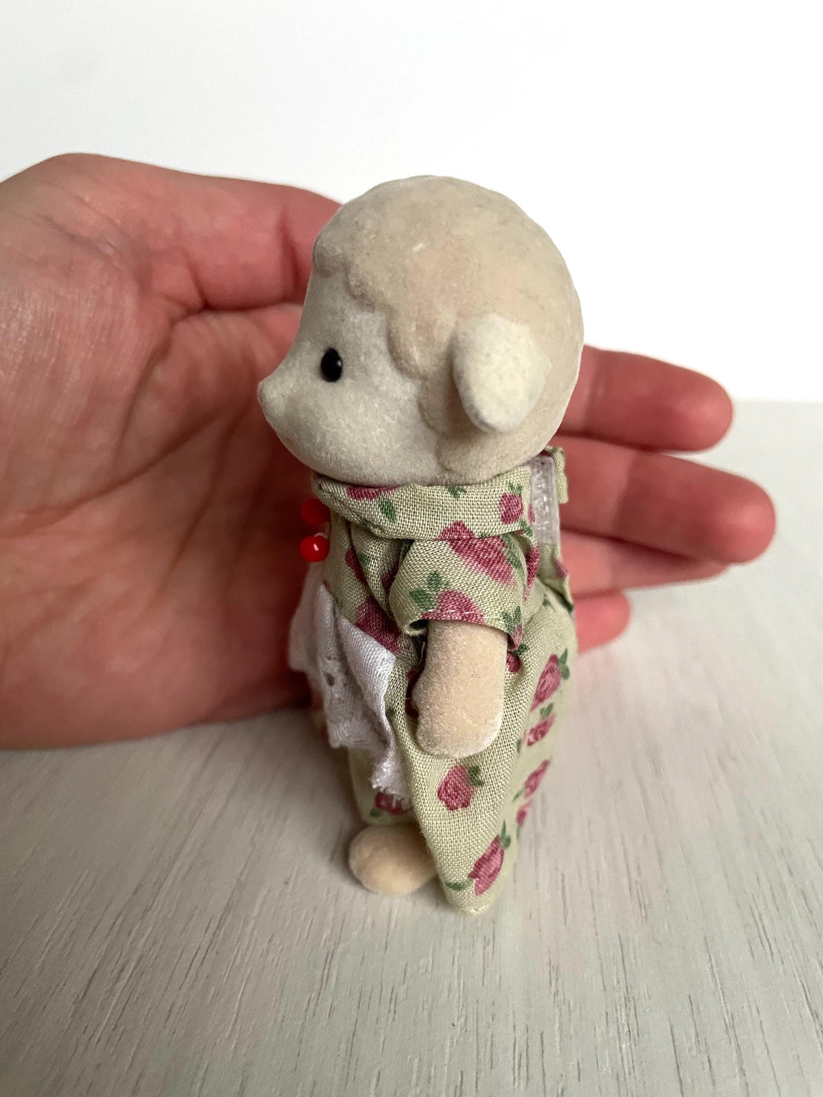 Calico Critters Vintage Dale Sheep Mom, Sylvanian Families, gripping hands, very good played with condition, original clothes, photo 4
