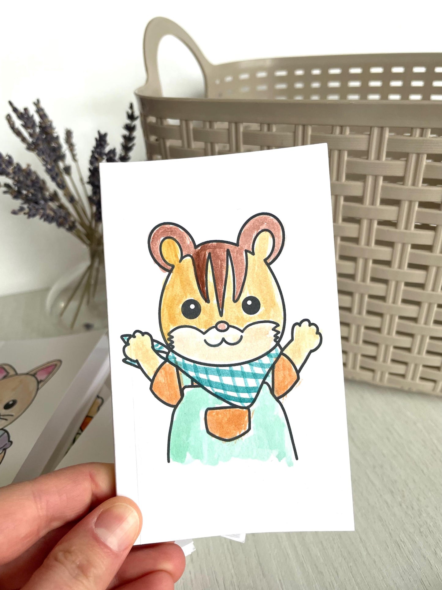 Handmade Sylvanian Families Notebook, Custom Calico Critter Journal, Cute Animal Stationery for collectors, Personalized Kawaii Gift for Kid