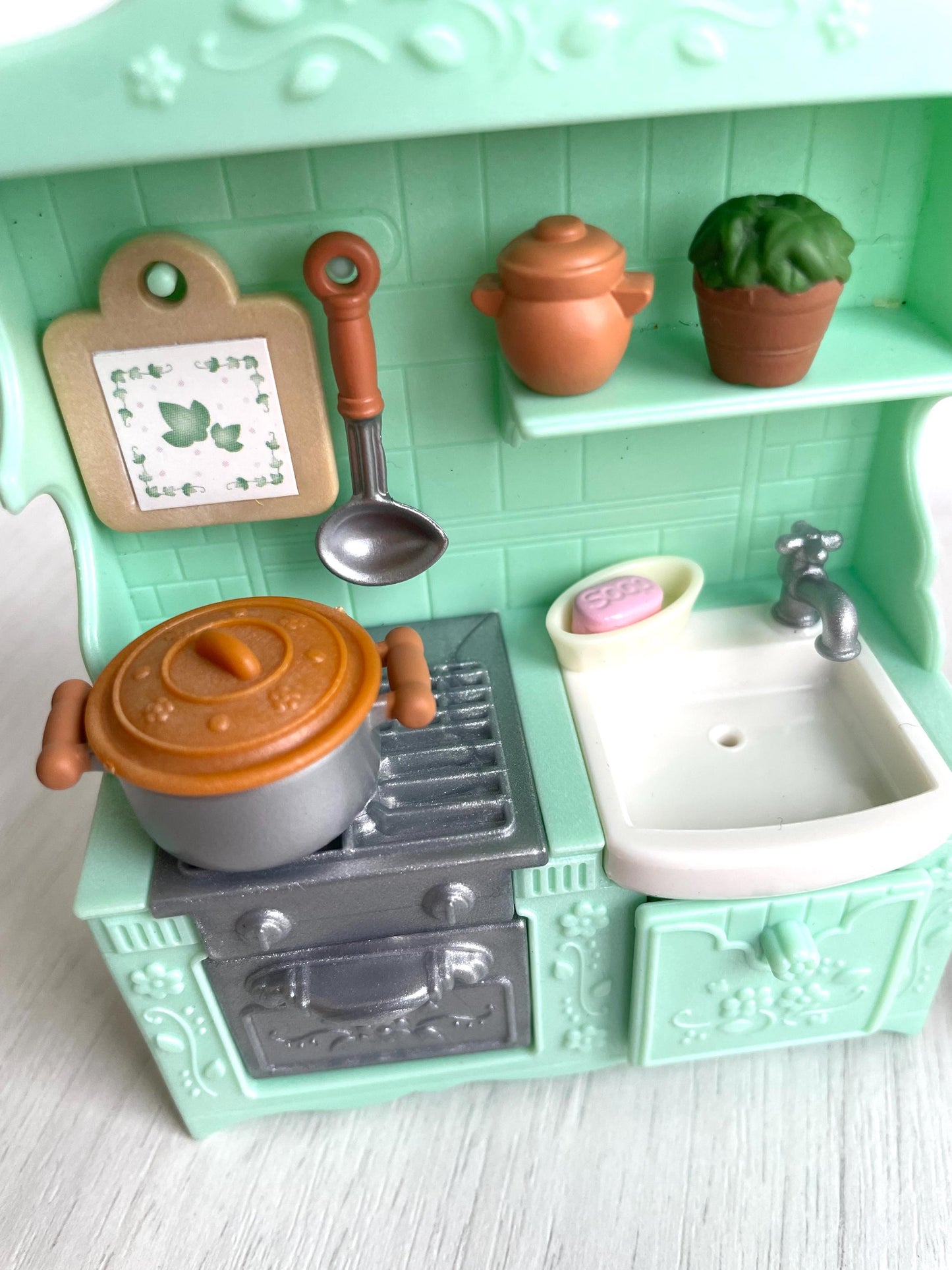 Kitchen set food and vegetables — Sylvanian Families / Calico Critters