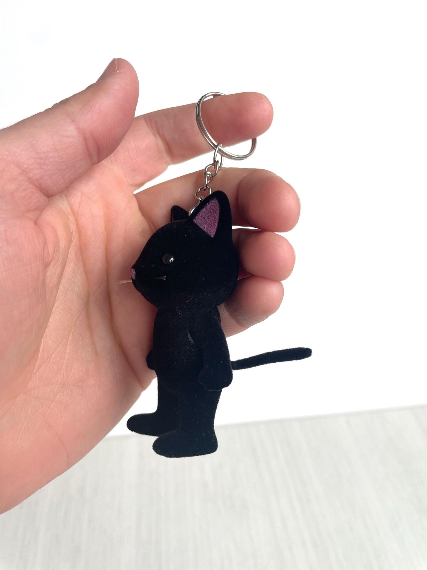 Black Cat Keychain, Calico Critters Lover Gift — Sylvanian Families