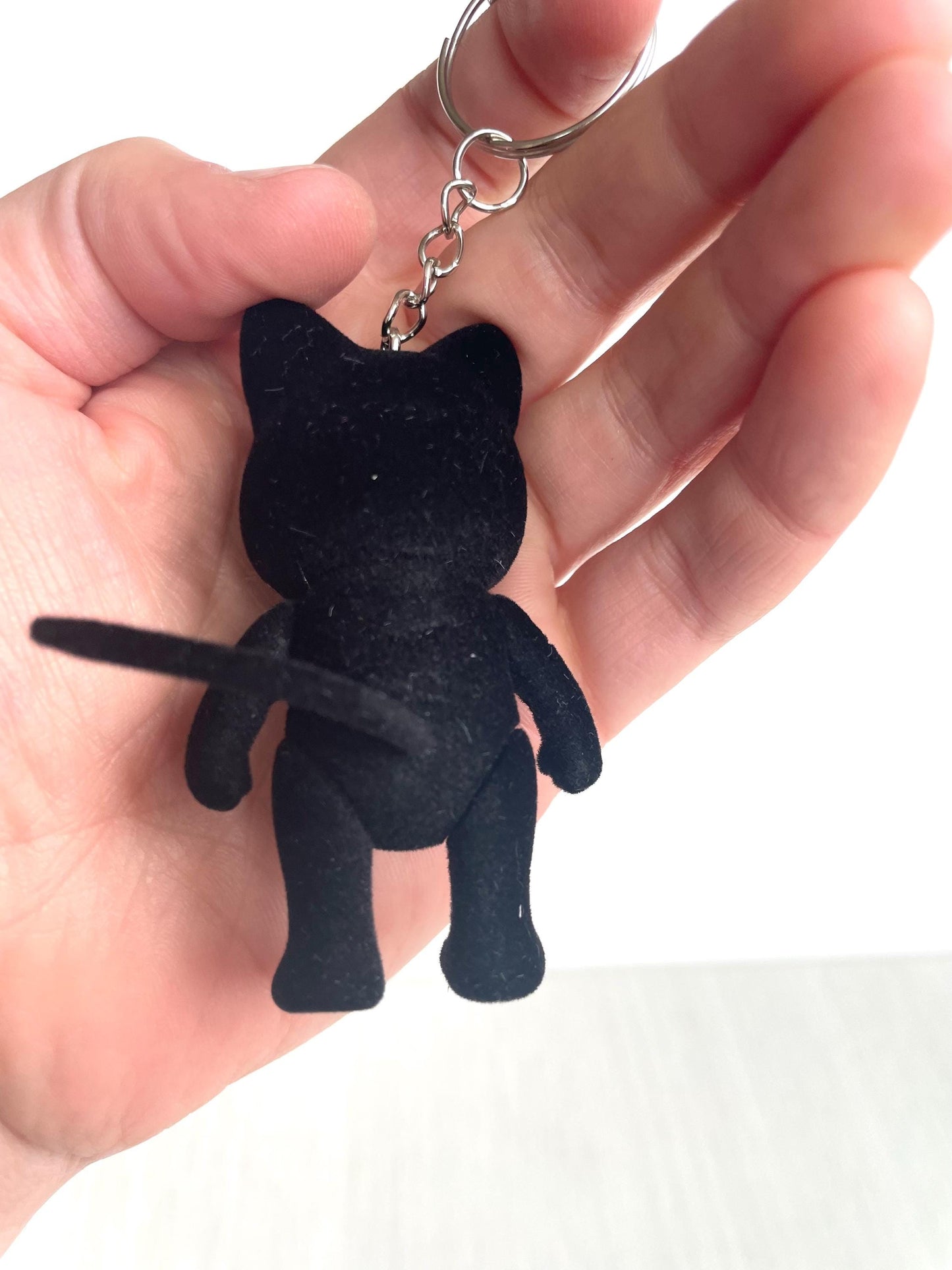 Black Cat Keychain, Calico Critters Lover Gift — Sylvanian Families