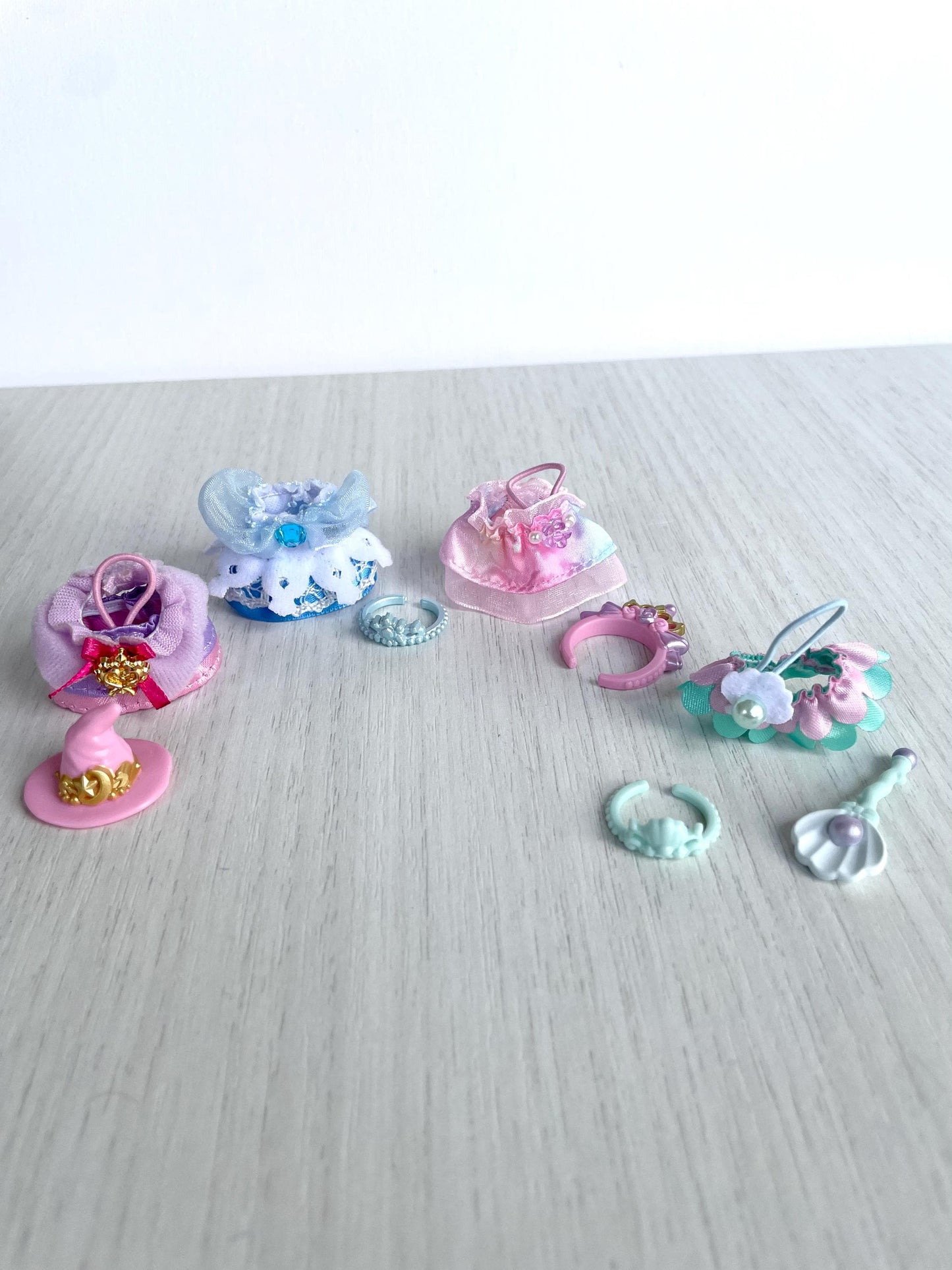 Calico Critters fancy baby outfits, royal princess fairy clothing replacements for Sylvanian jointed babies, mermaid and witch clothes