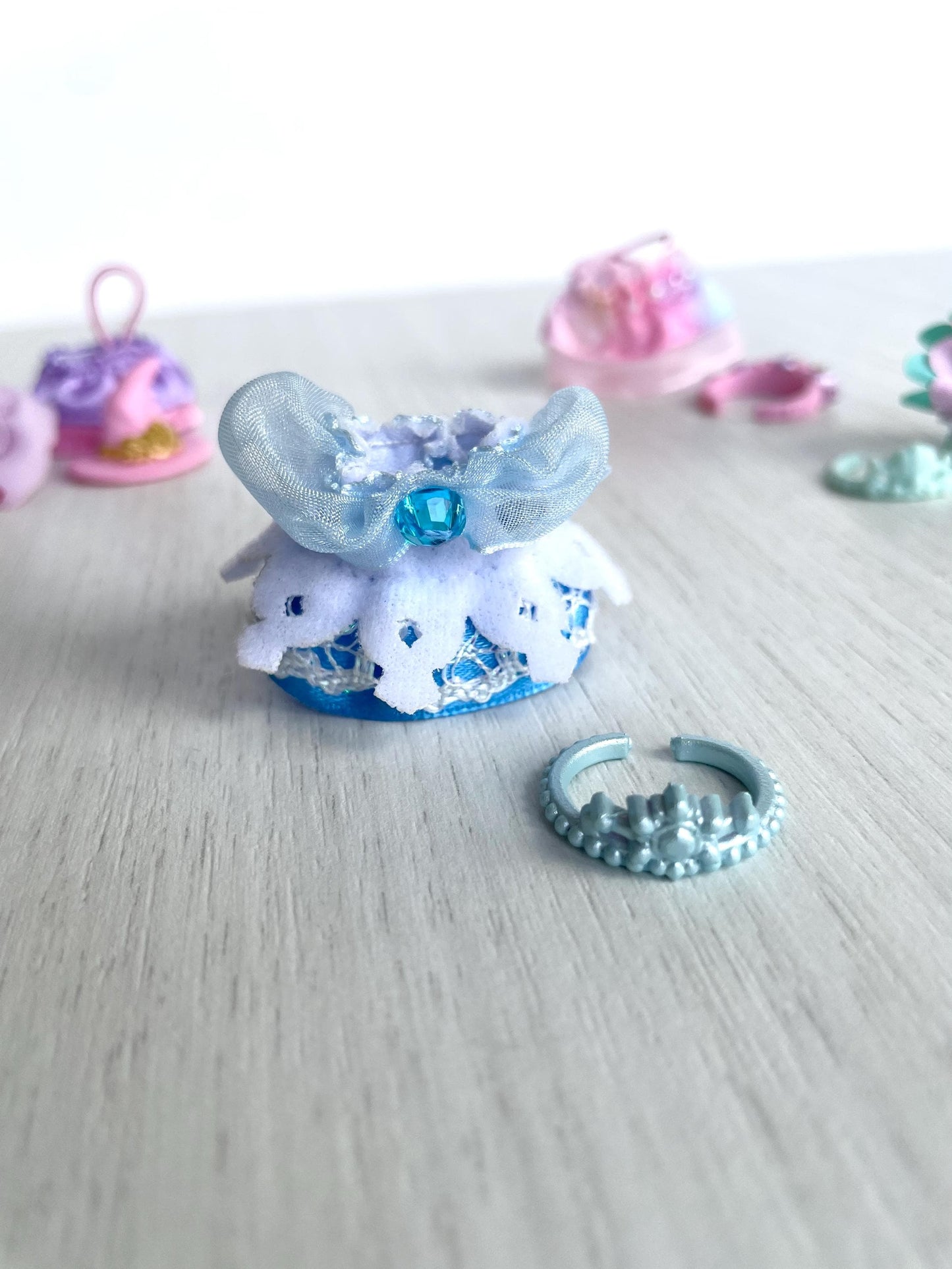 Calico Critters fancy baby outfits, royal princess fairy clothing replacements for Sylvanian jointed babies, mermaid and witch clothes