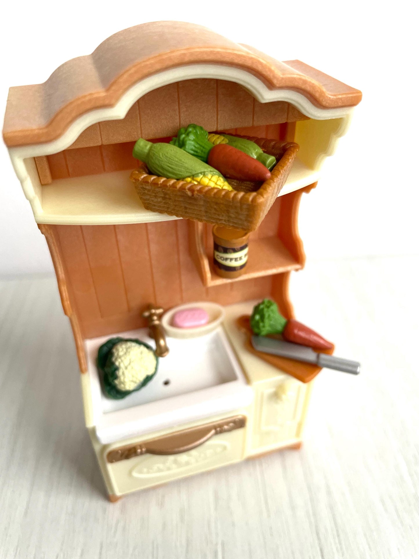 Collectible customized kitchen set — Sylvanian Families / Calico Critters