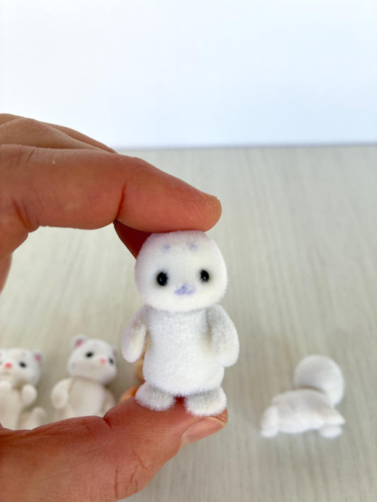 Baby Seal (standing) spare critter — brand new Calico Critters / Sylvanian Families figure, naked for customizing or replacement