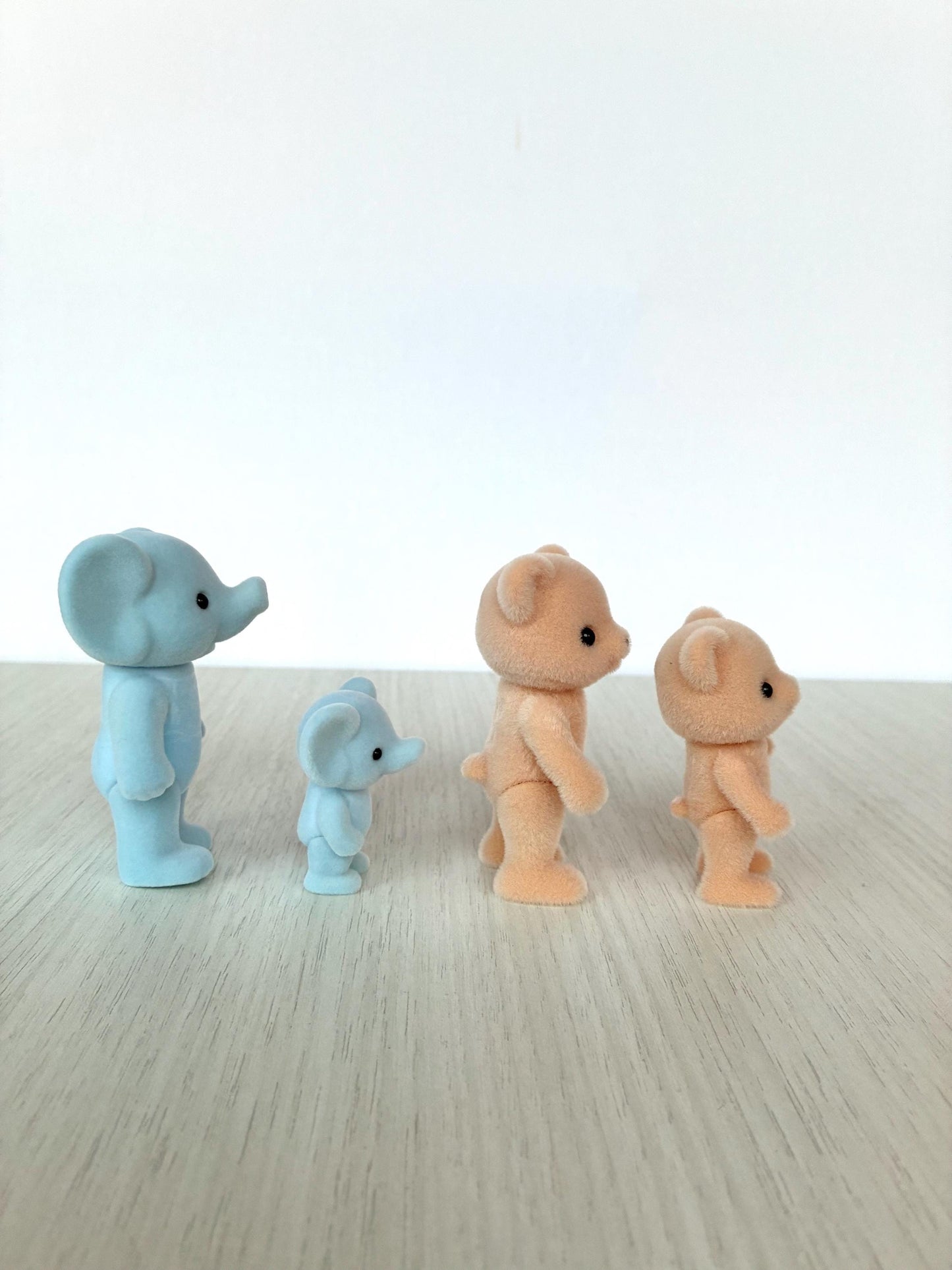 Calico Critters biscuit bear and elephant — Sylvanian Families