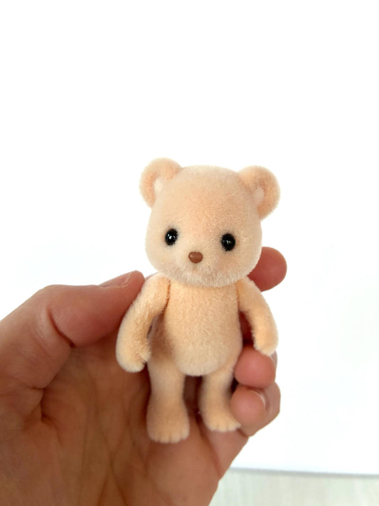 Adult Biscuit Bear spare critter — brand new Calico Critters / Sylvanian Families figure, naked for customizing or replacement