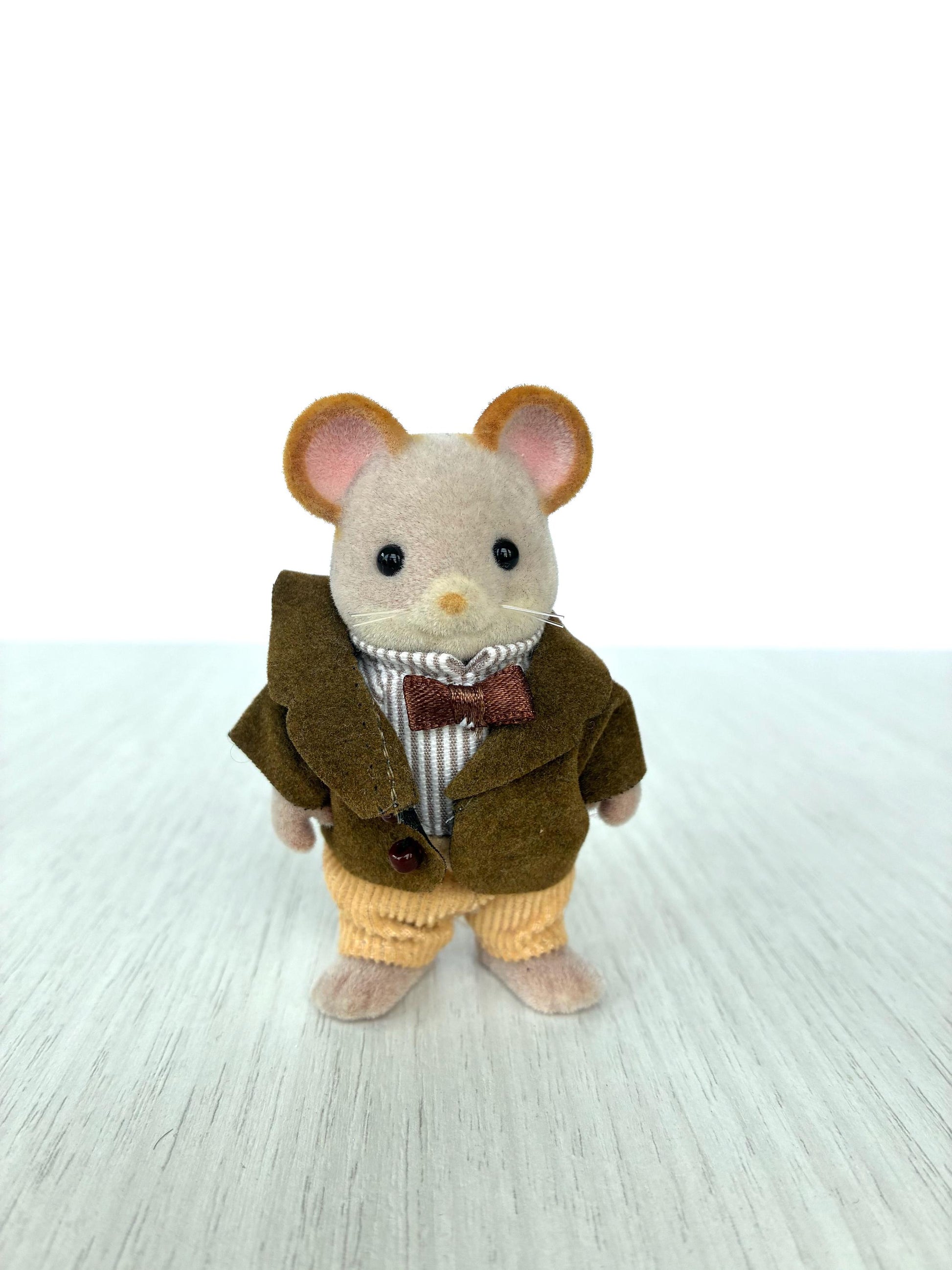 Maces mouse grandpa figurine — vintage Sylvanian Families / Calico Critters