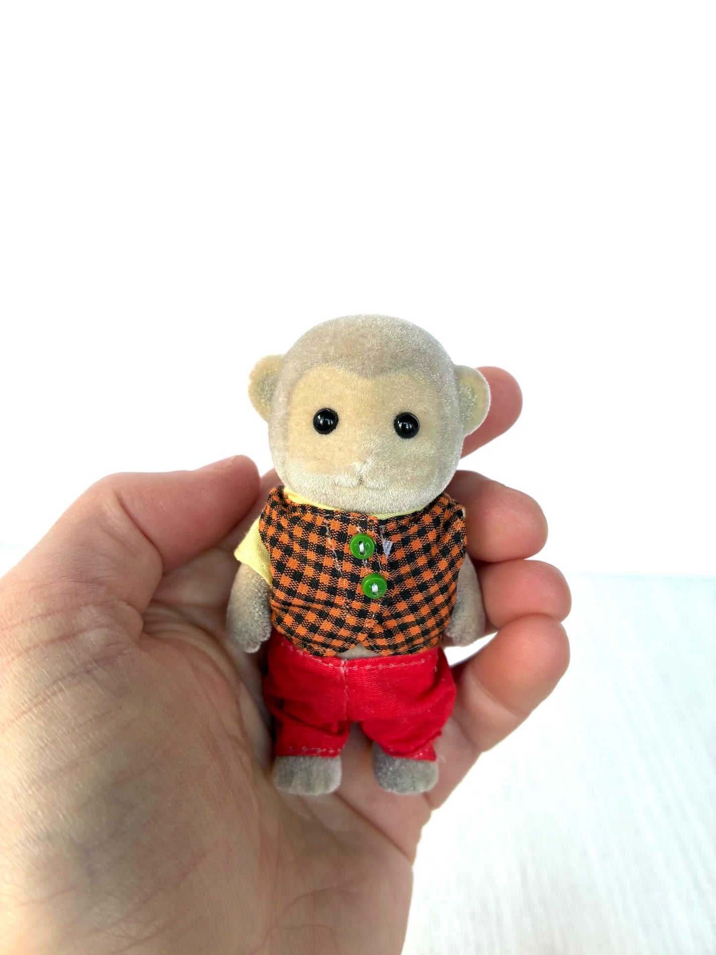 Calico Critters Mango Monkey Family, discontinued Sylvanian Families for collectors
