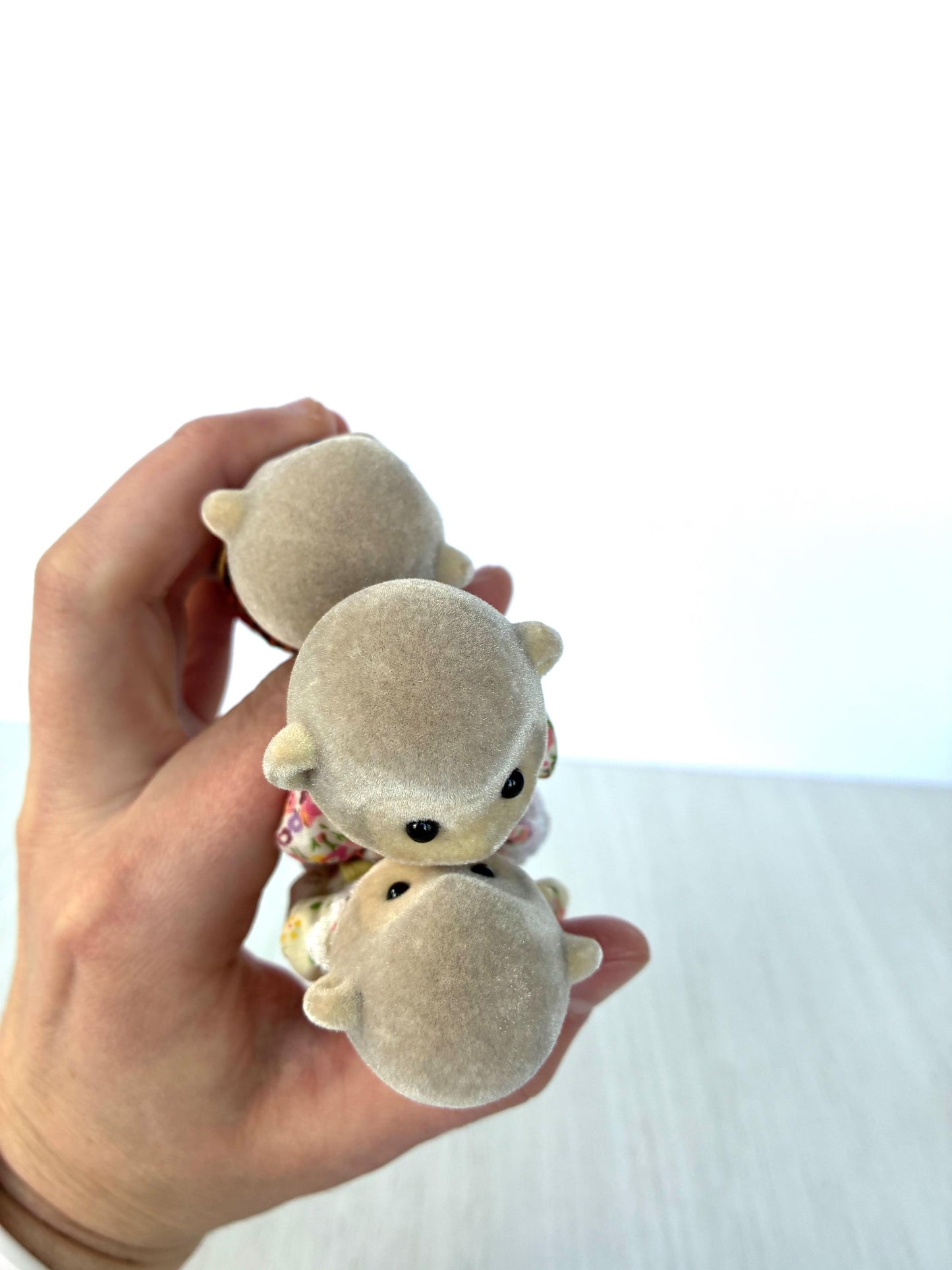 Calico Critters Mango Monkey Family, discontinued Sylvanian Families for collectors