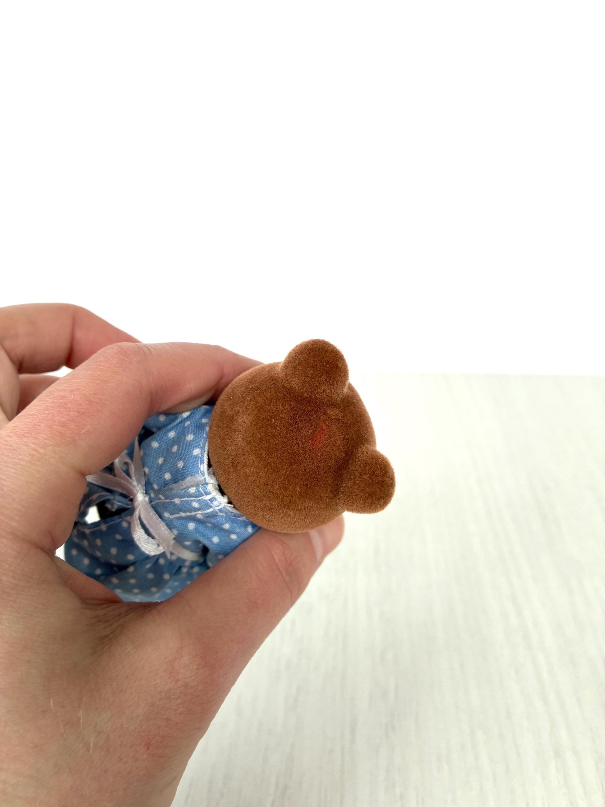 Vintage Timbertop bear figure — Sylvanian Families / Calico Critters