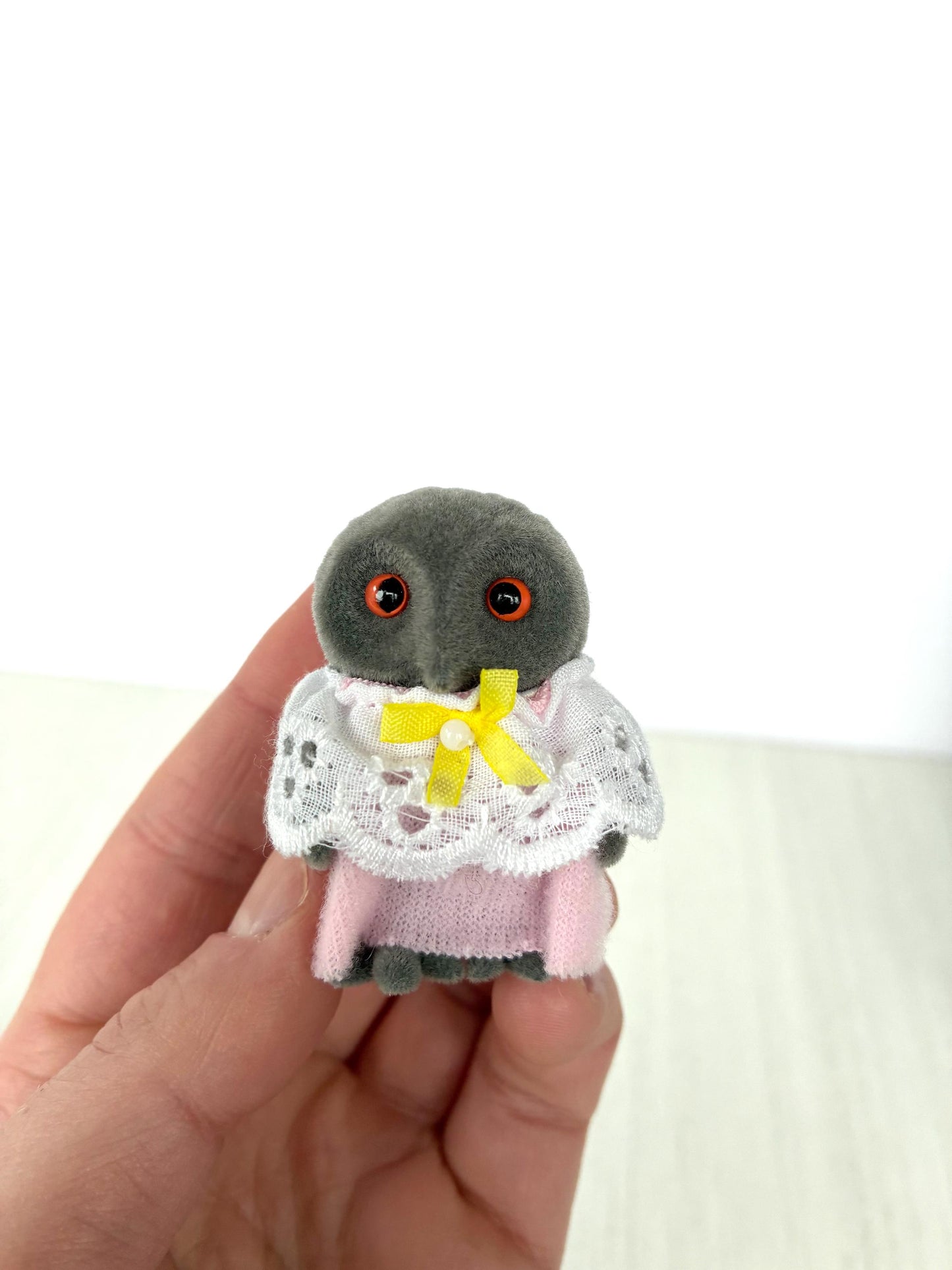 Rare Orange-Eyed Treefellow Owls - Sylvanian Families Calico Critter Set | Excellent Condition | Limited Edition | Easter Gift for Collector