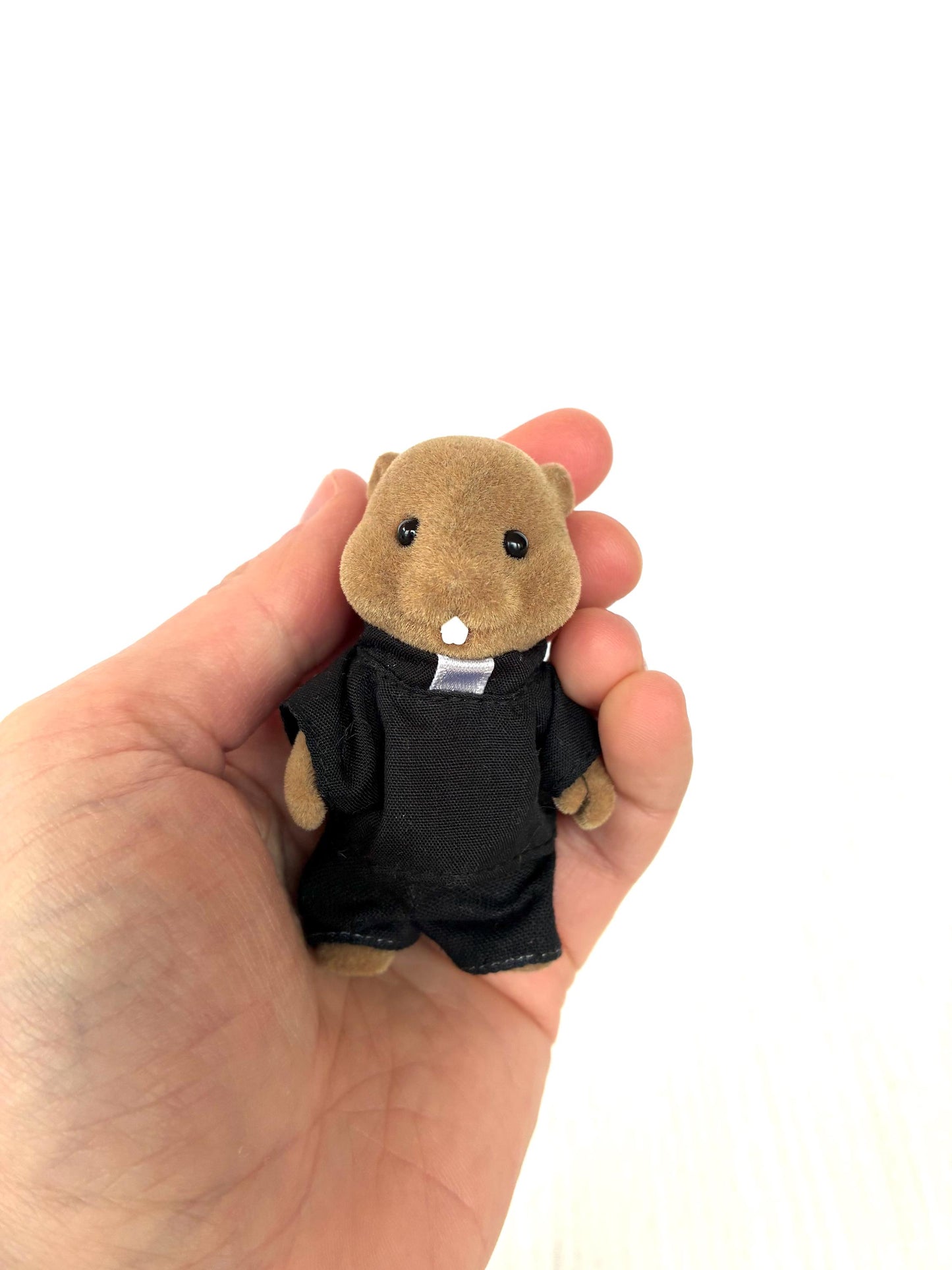 Vintage Sylvanian Families Waters beaver groom figurine — Calico Critters