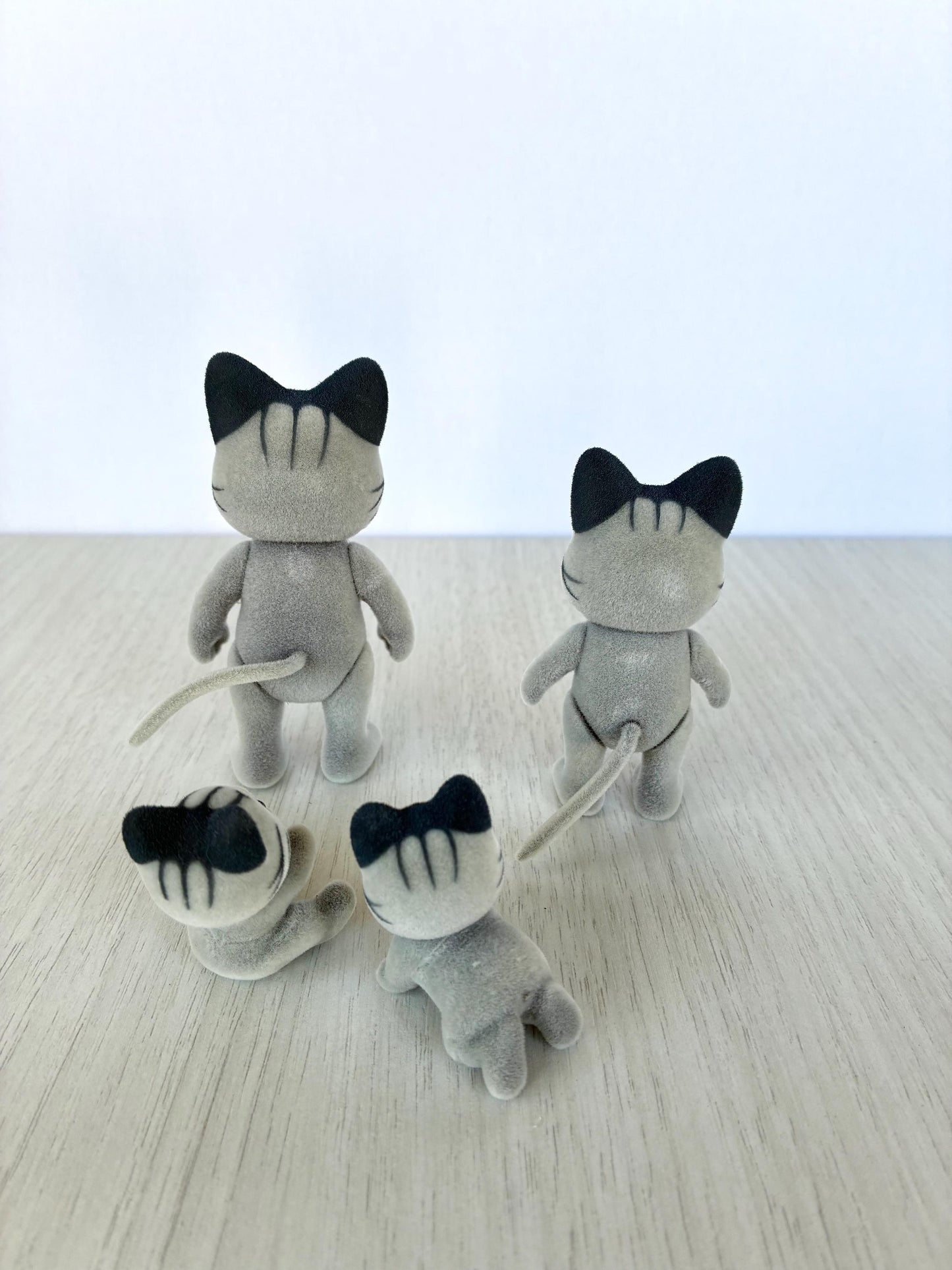 Grey Fisher Cats, Calico Critters spare critters for customization or replacements — Sylvanian Families