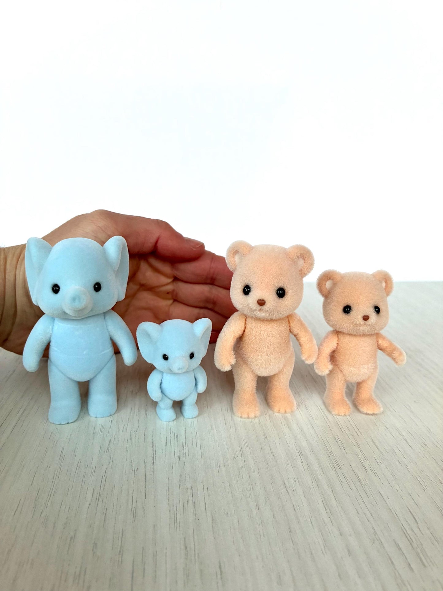 Calico Critters biscuit bear and elephant — Sylvanian Families