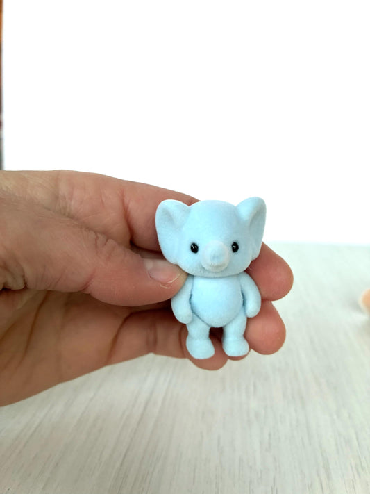 Baby Elephant spare critter — brand new Calico Critters / Sylvanian Families figure, naked for customizing or replacement