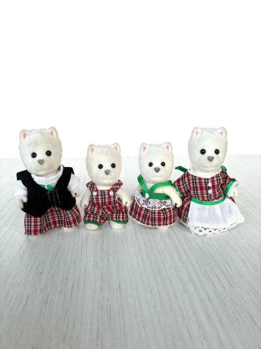Vintage Sylvanian families McWalkies West Highland Terrier Scottie Dogs — Calico Critters