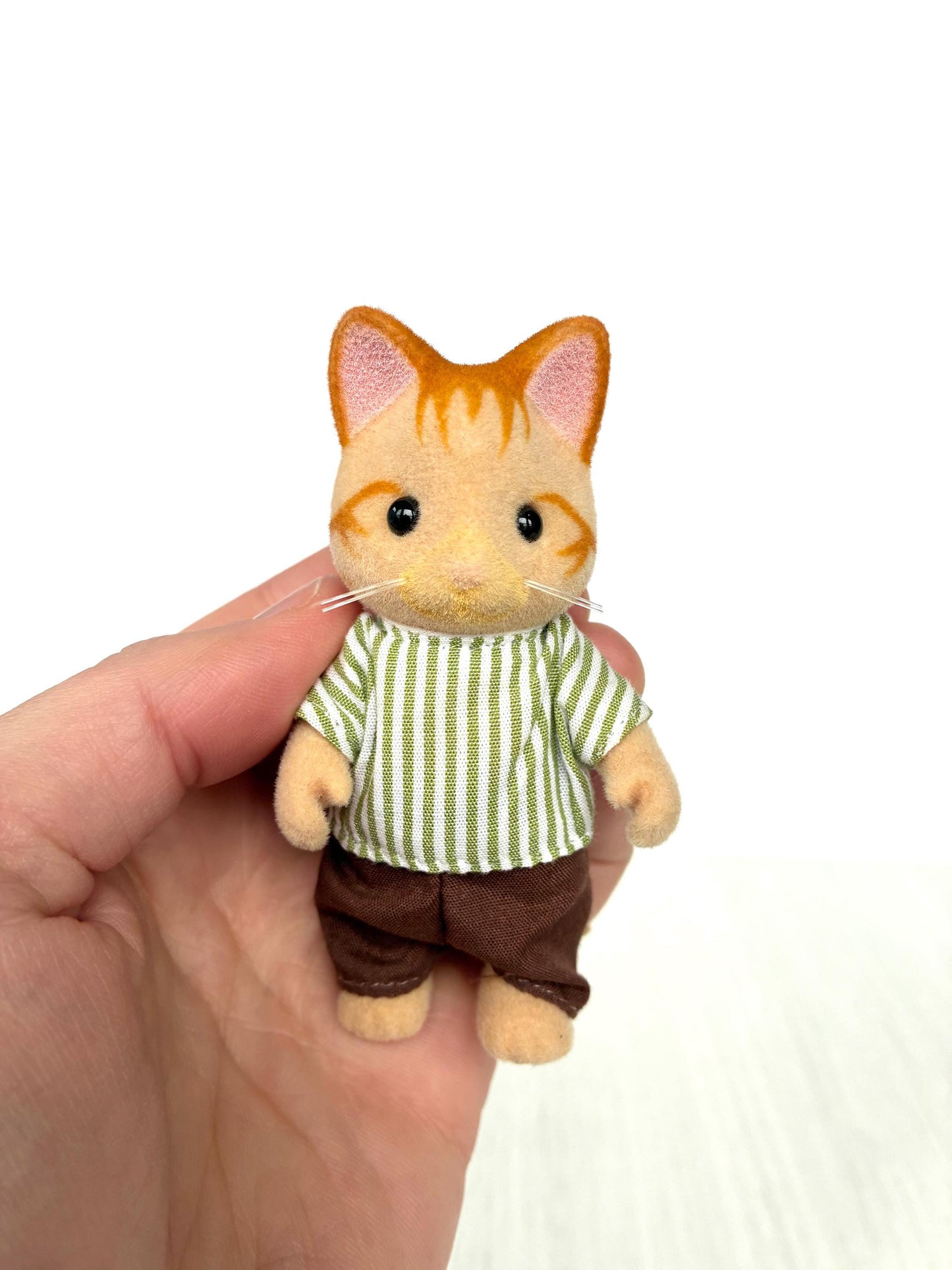 Beaman Ginger Cat Dad - Discontinued Sylvanian Families figurine — Calico Critters