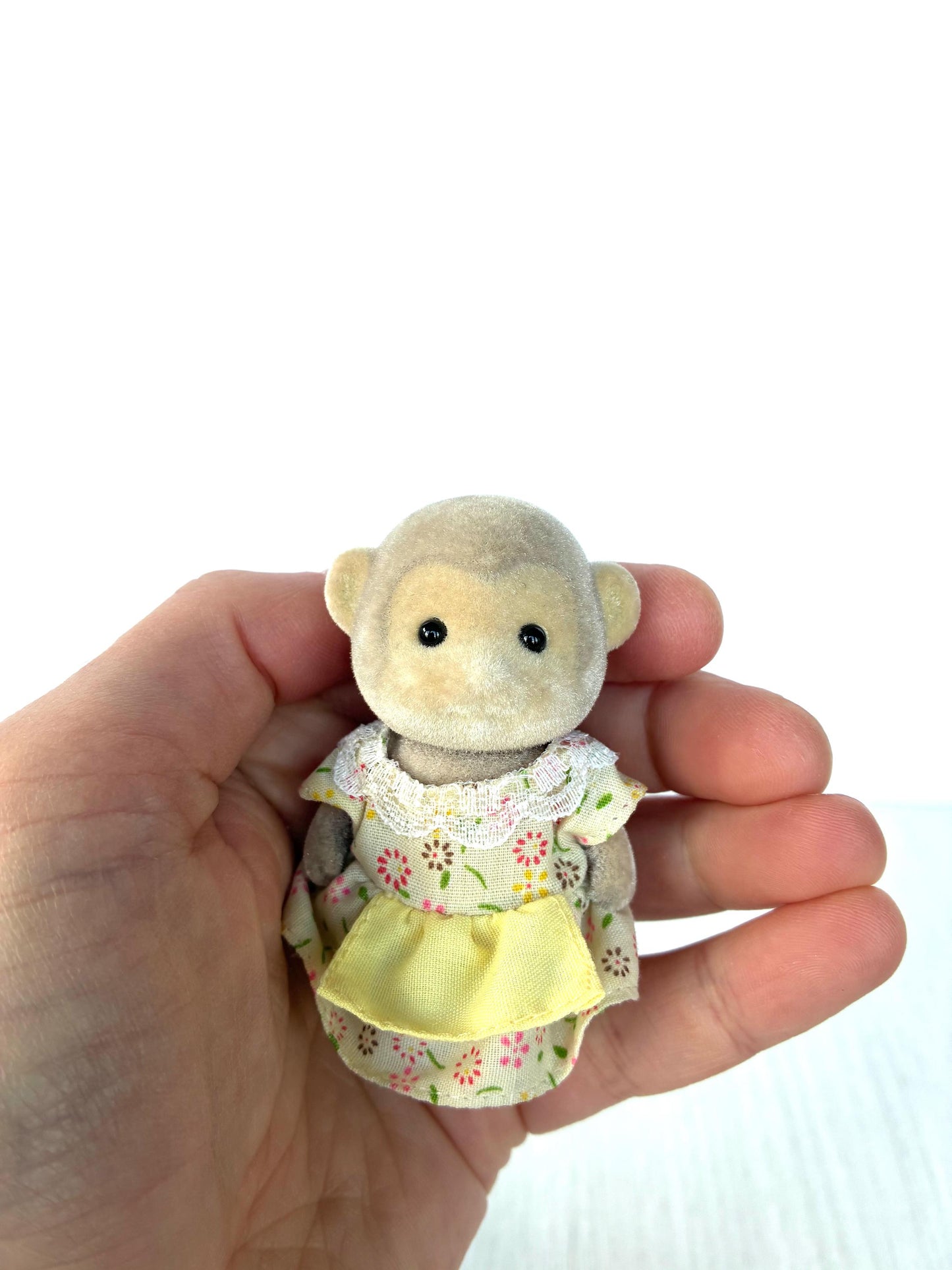 Calico Critters Mango Monkey Family, discontinued Sylvanian Families for collectors