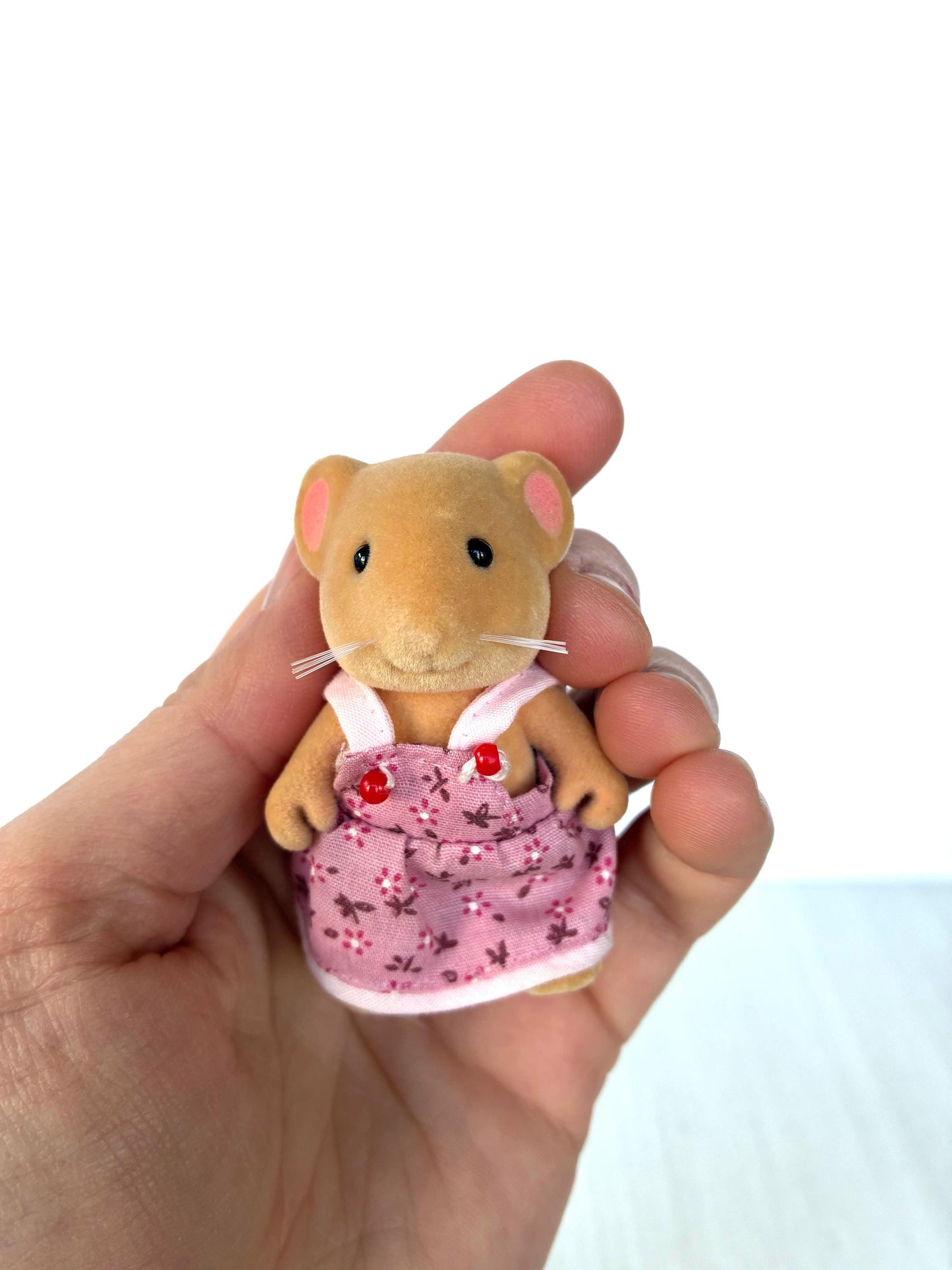 Hazelnut Dormouse Family, Vintage Dormice Sylvanian Family, hard to find Calicos