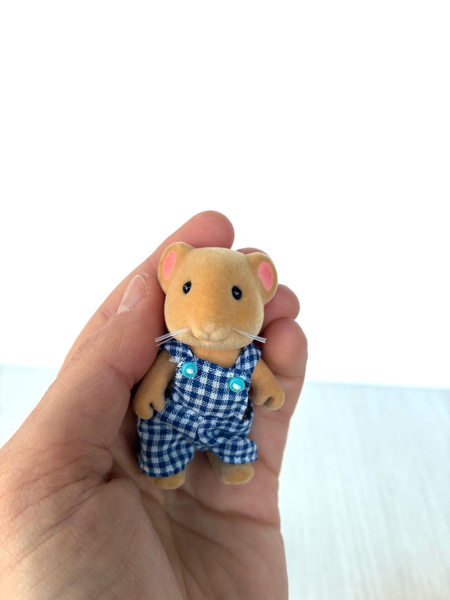 Hazelnut Dormouse Family, Vintage Dormice Sylvanian Family, hard to find Calicos