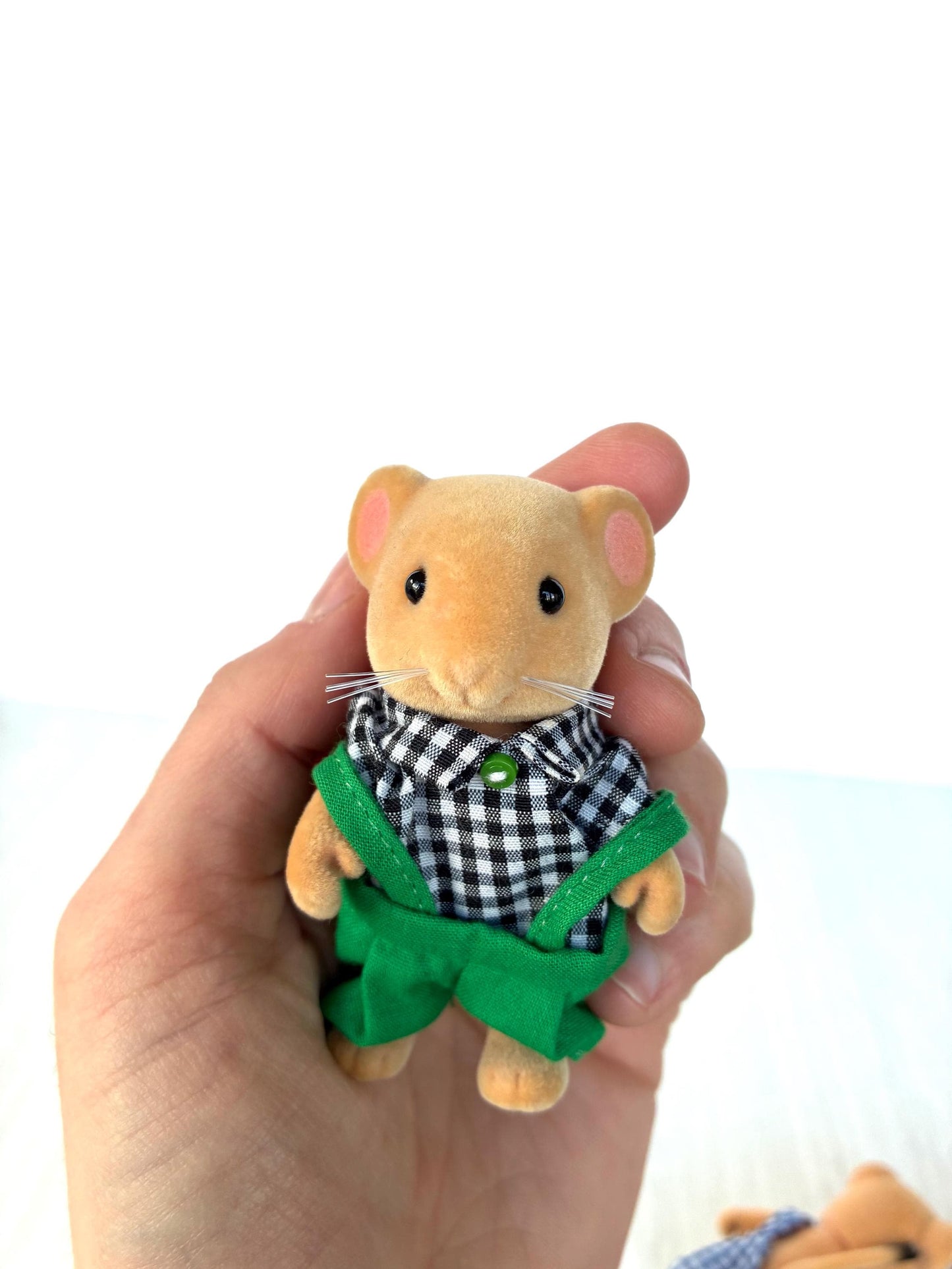 Hazelnut Dormouse Family, Vintage Dormice Sylvanian Family, hard to find Calicos