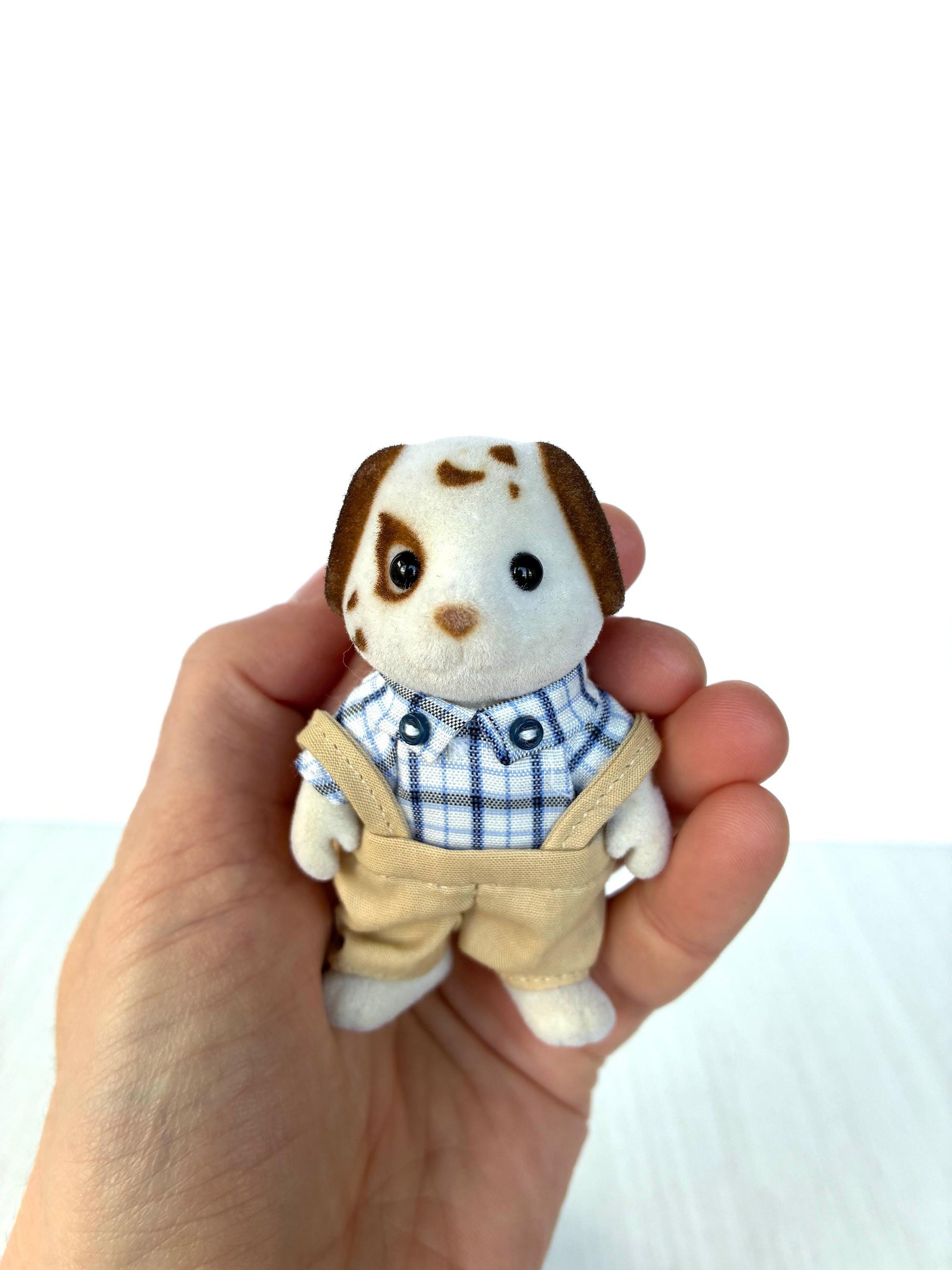 Vintage Dalmatian dog figure spots detail — Sylvanian Families / Calico Critters