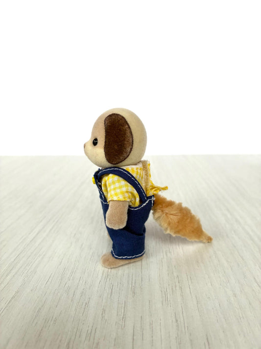 Calico Critters beagle dad, discontinued! Vintage Beagle sylvanian families collectible dog figurine