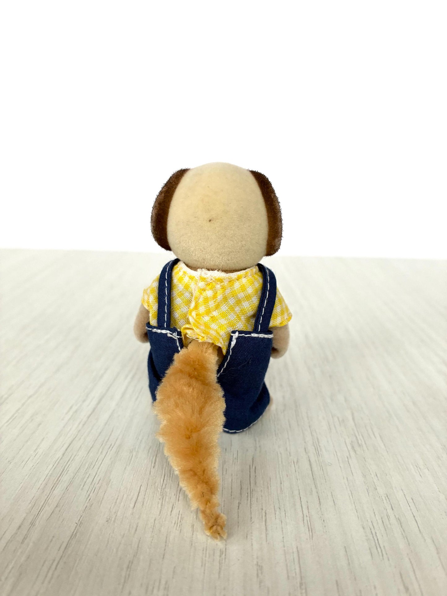 Calico Critters beagle dad, discontinued! Vintage Beagle sylvanian families collectible dog figurine