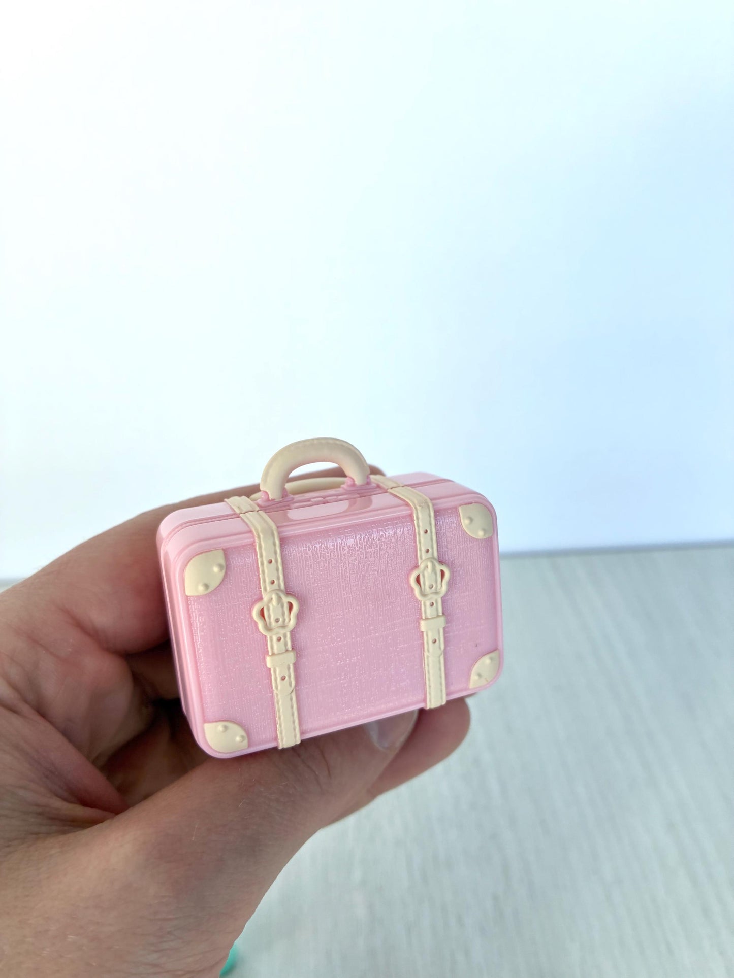 Calico Critters Miniature Travel Accessories, Suitcase, Clock, Pencil, Brush — Sylvanian Families