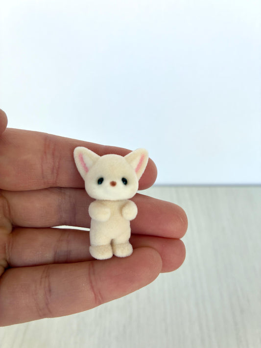 Baby Fennec Fox (light) spare critter — brand new Calico Critters / Sylvanian Families figure, naked for customizing or replacement