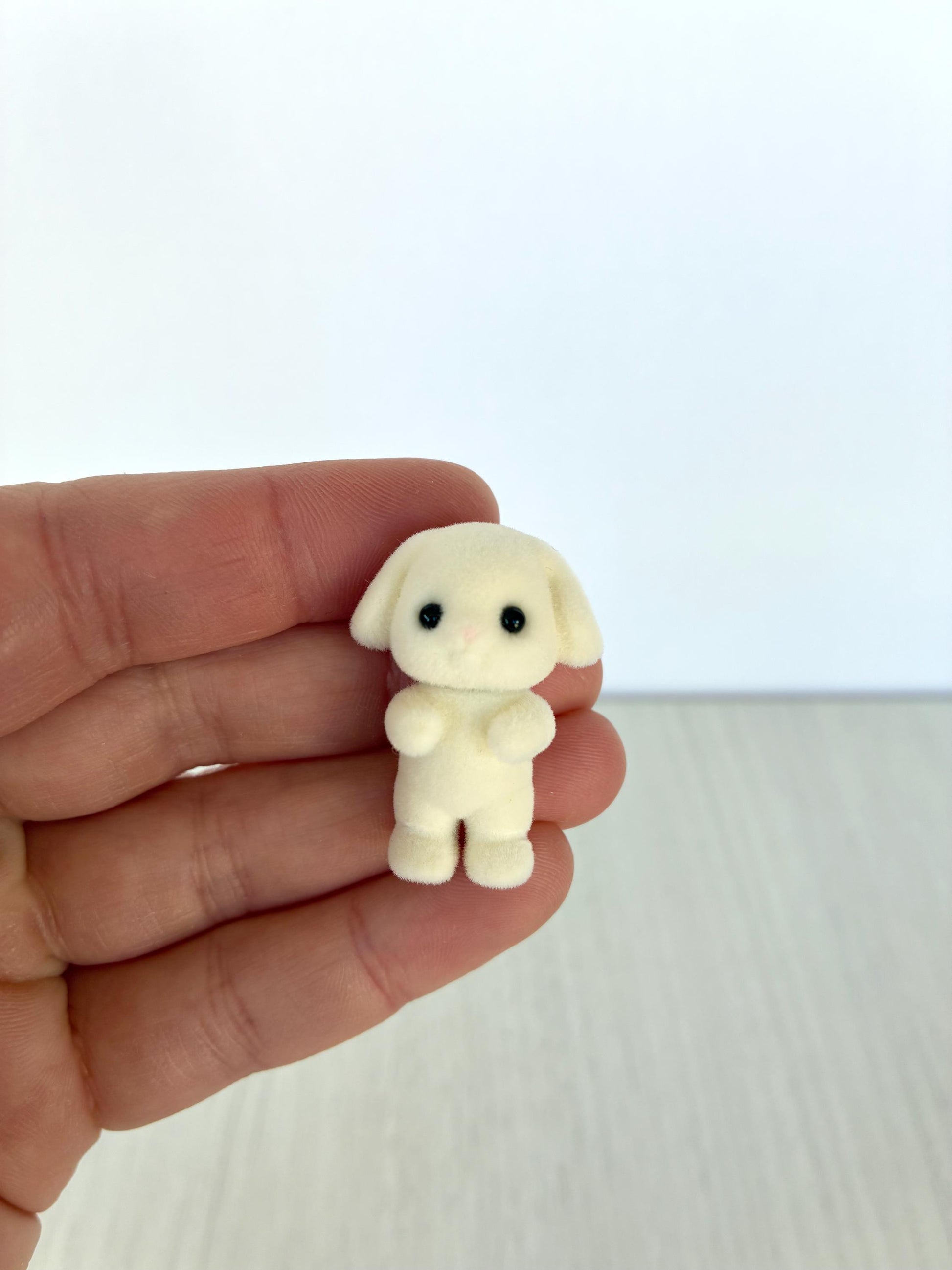 Baby Flora Rabbit spare critter — brand new Calico Critters / Sylvanian Families figure, naked for customizing or replacement