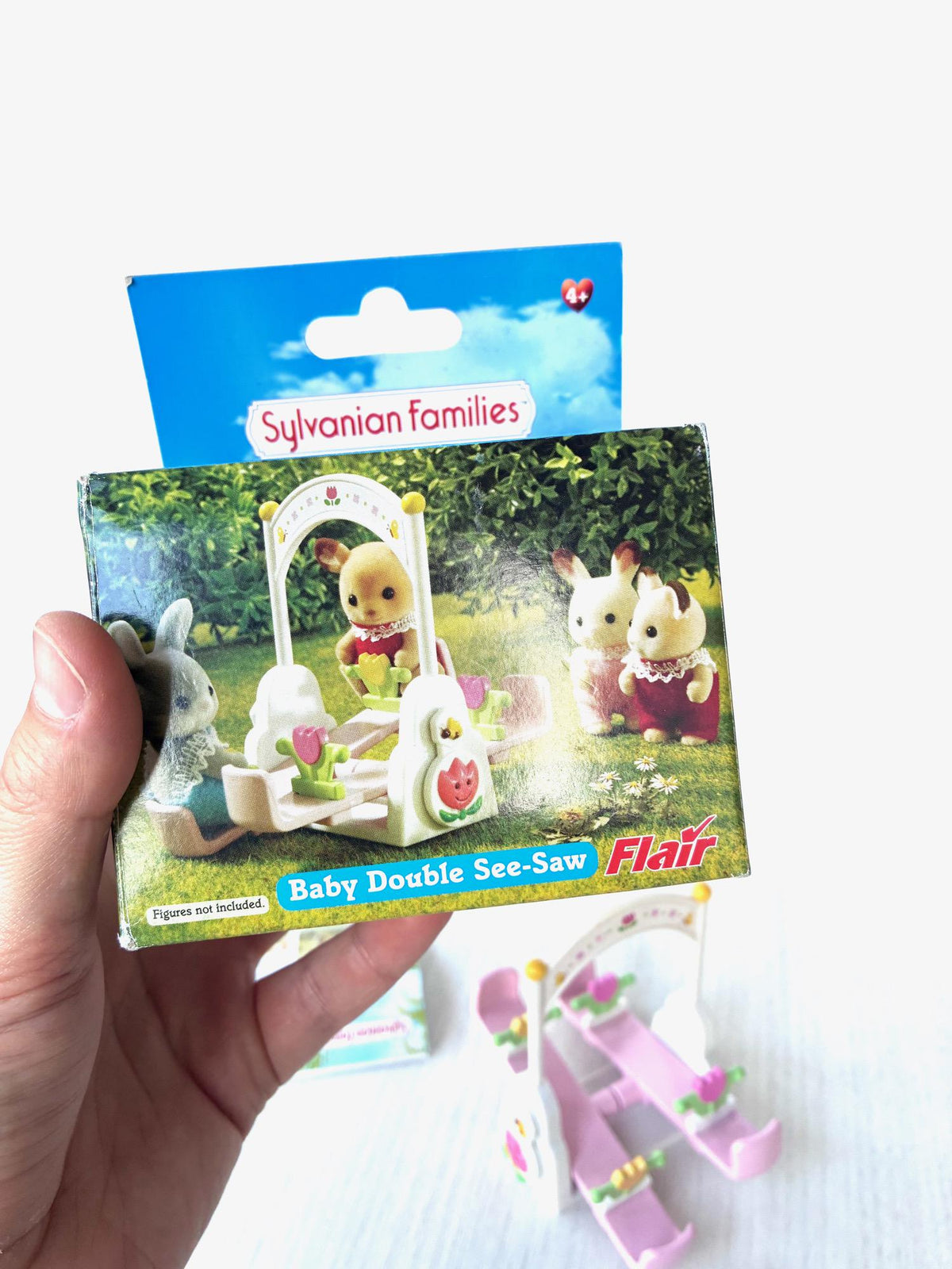 Sylvanian Families Calico Critters Flair Baby Double See-Saw with tulip arch and original box – photo 6 of 7