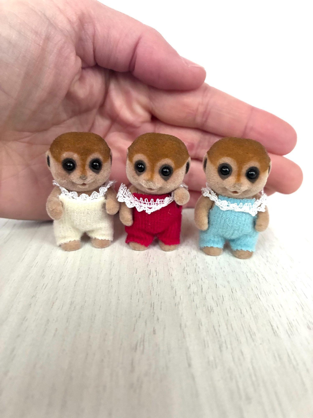 Sylvanian Families Calico Critters meerkat triplets, photo 4 of 11