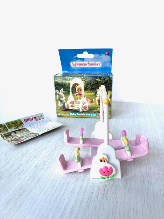 Sylvanian Families Calico Critters Flair Baby Double See-Saw with tulip arch and original box – photo 1 of 7