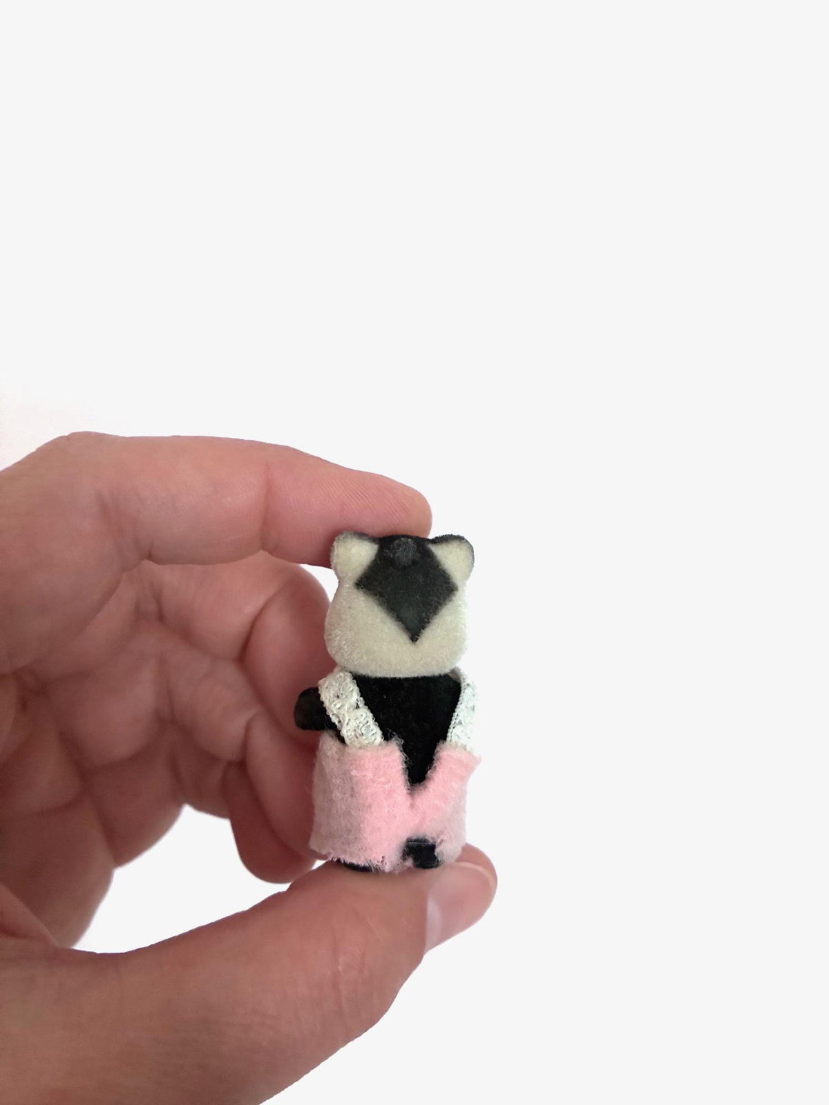 Calico Critters Sylvanian Families badger baby, back view