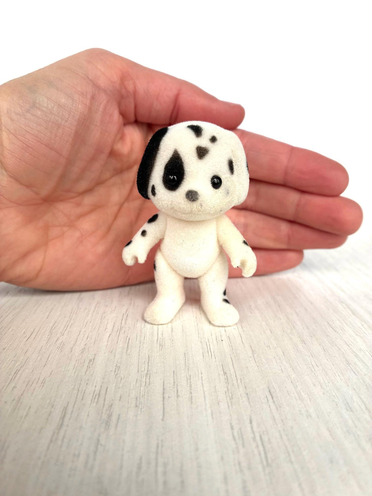 Sylvanian Families Calico Critters Kennelworth Dalmatian brother Rufus in floral dress